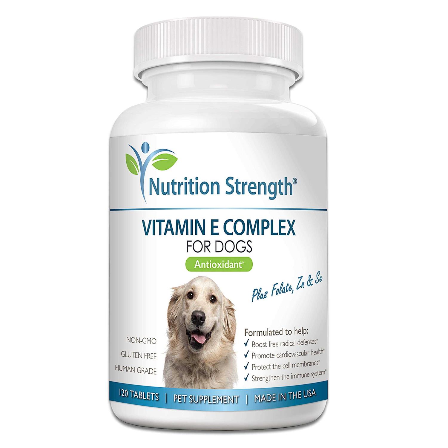 Nutrition Strength Vitamin E for Dogs Promote cardiovascular Health Support cell Membranes - Healthber