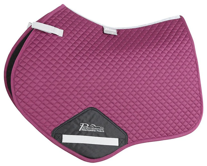 Shires Performance Suede Jumping Saddle Pad - Healthber
