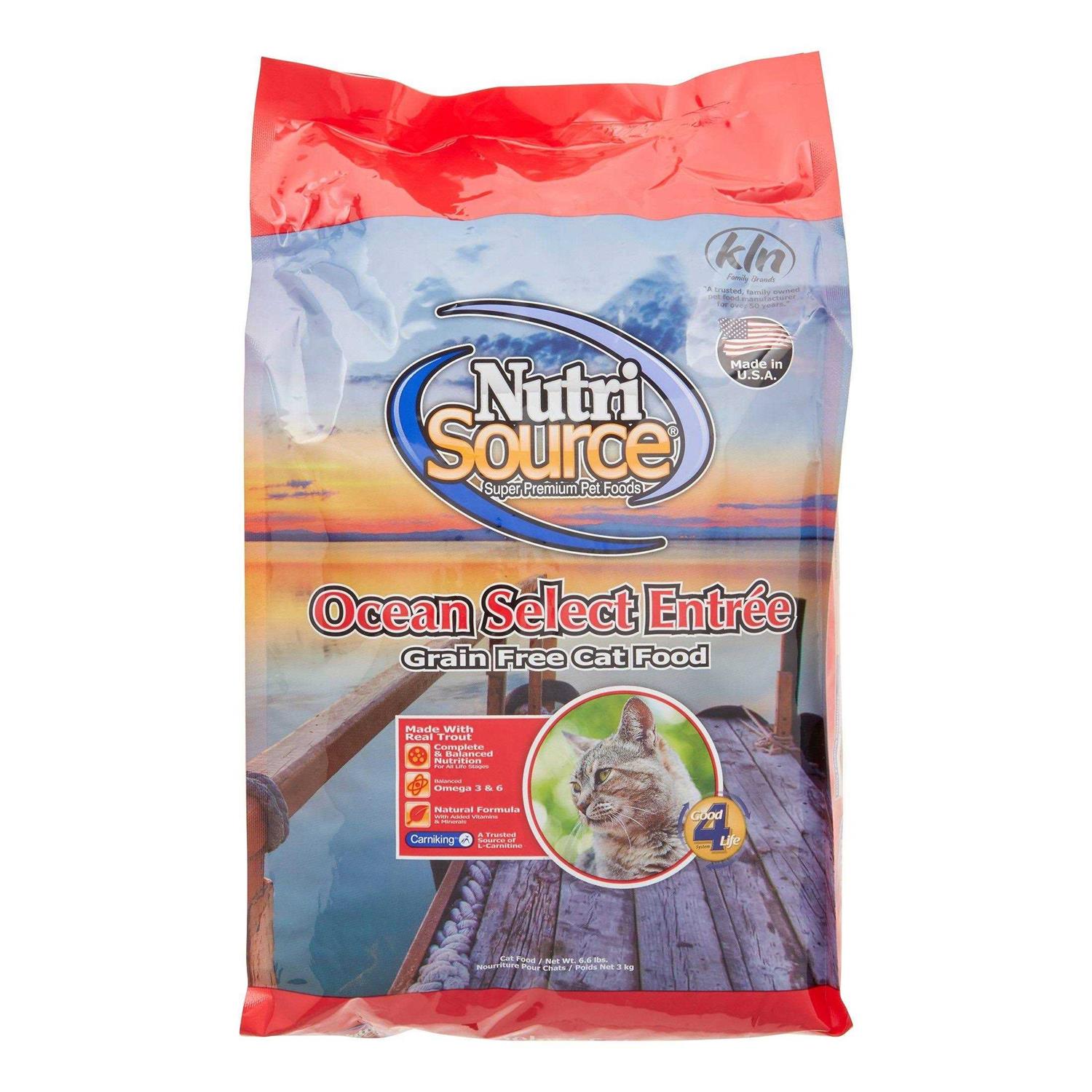 NutriSource Grain Free Ocean Select Cat Food - Healthber