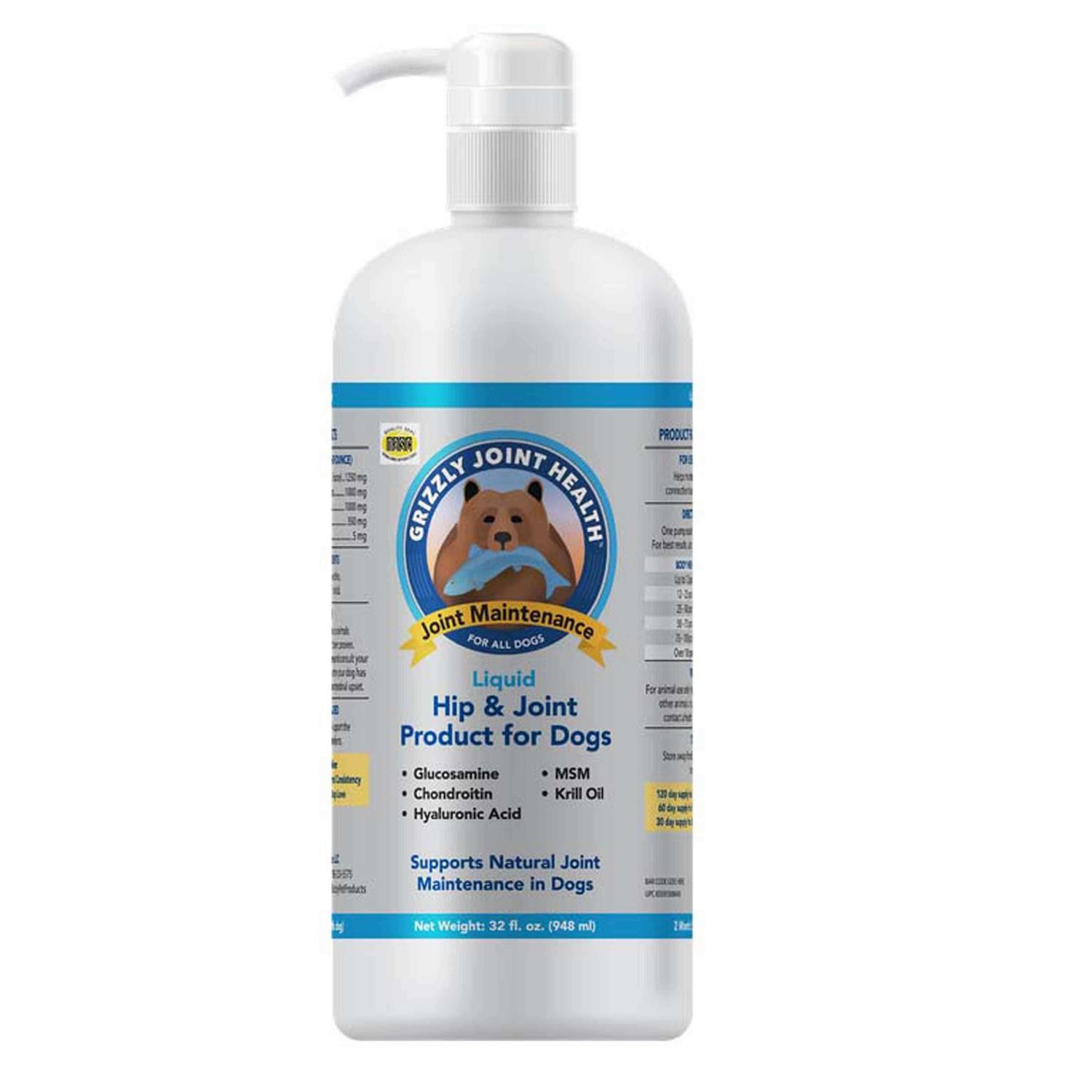 Grizzly Joint Aid Liquid for Dogs - Healthber