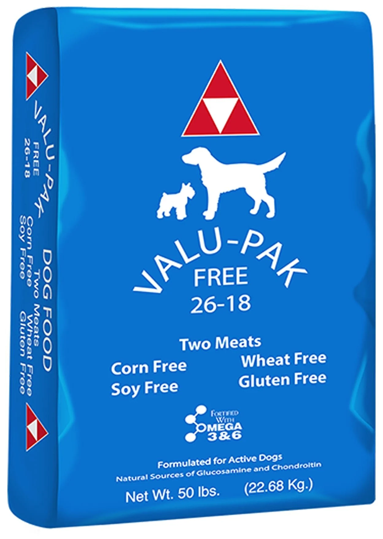 Valu-Pak Free 26-18 Dog Food (Blue Bag), 50 lb - Healthber