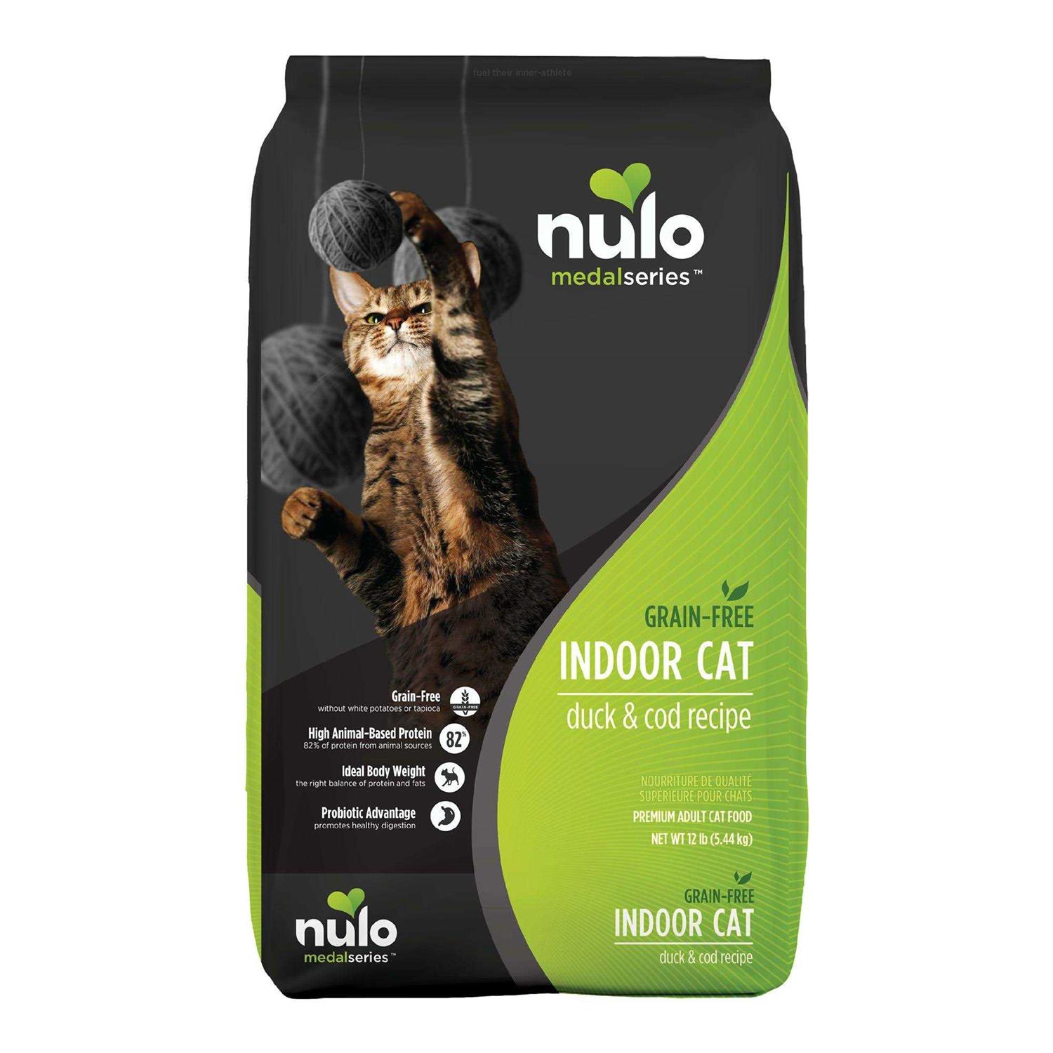 Nulo Grain Free Duck & Cod MedalSeries Adult Cat Dry Food - Healthber