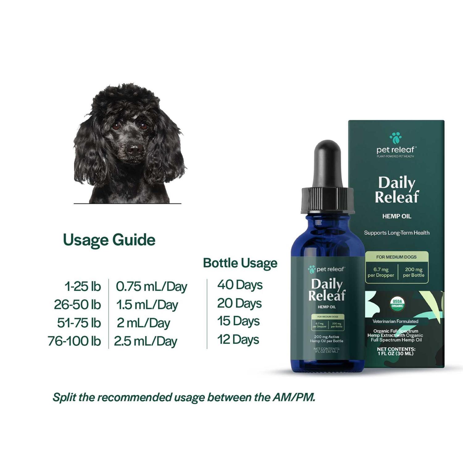 Pet Releaf Oil Dogs - Healthber