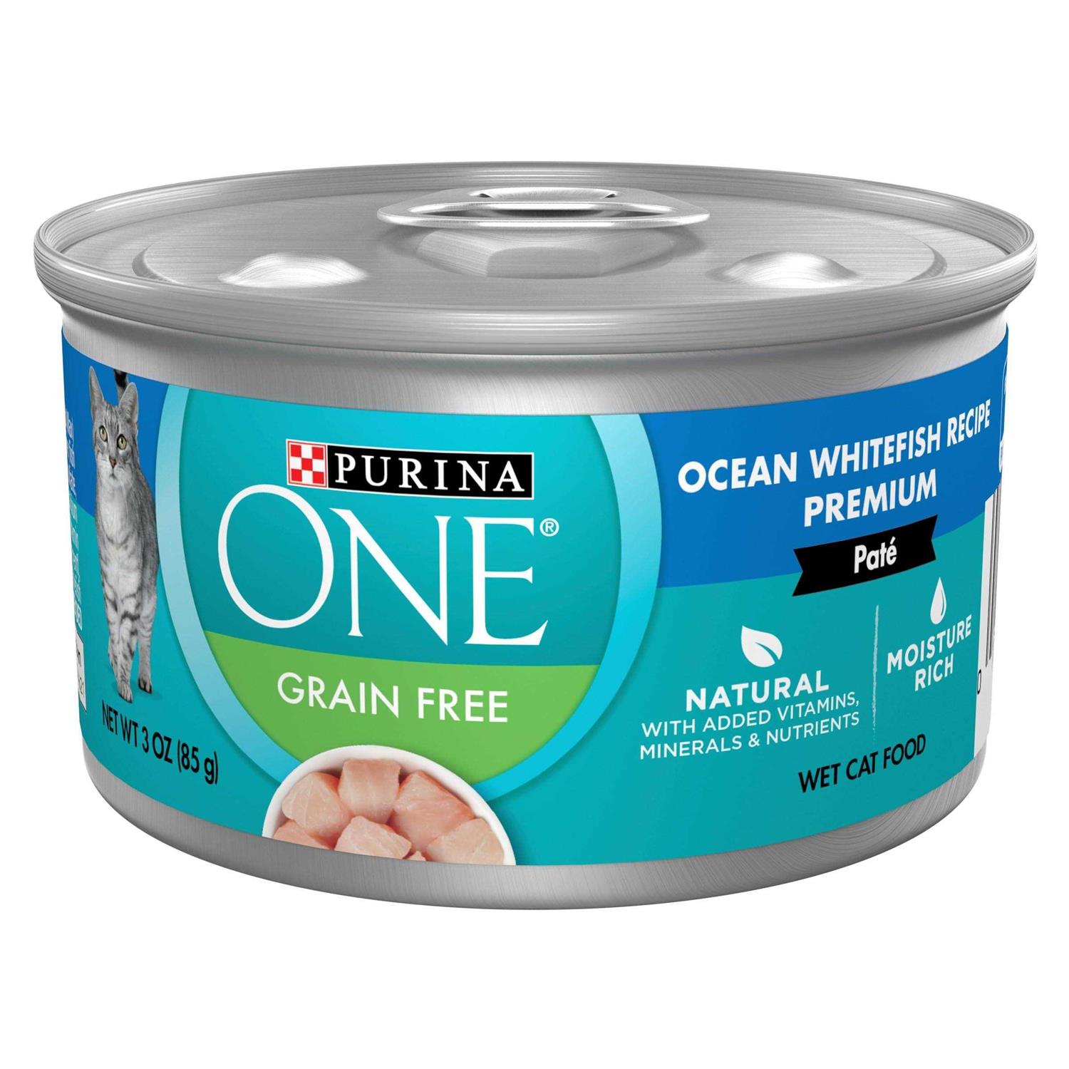 Purina ONE Natural High Protein Grain Free Wet Cat Food Pate - Healthber