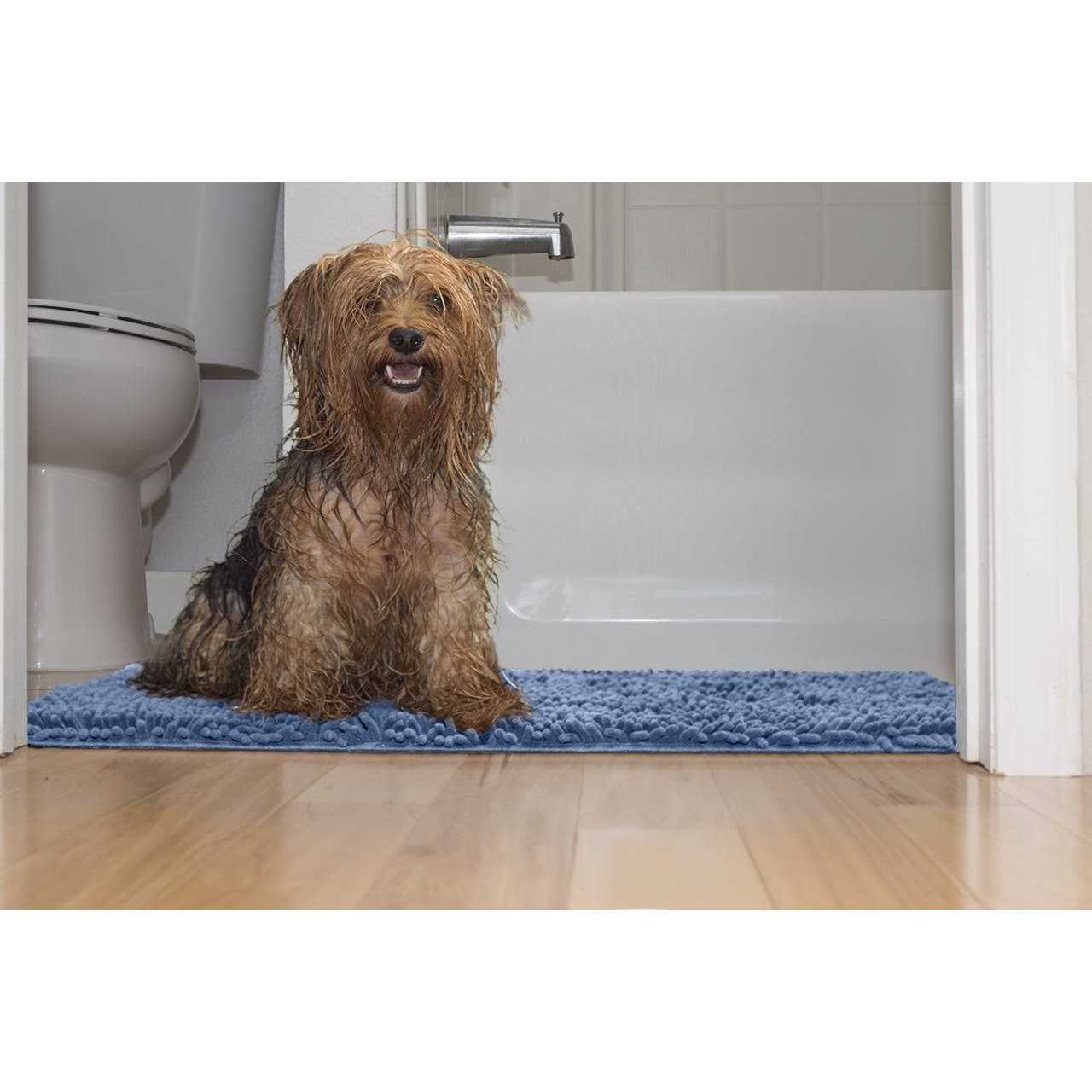 FurHaven Pet Dog Mat Muddy Paws Towel Shammy Rug - Healthber