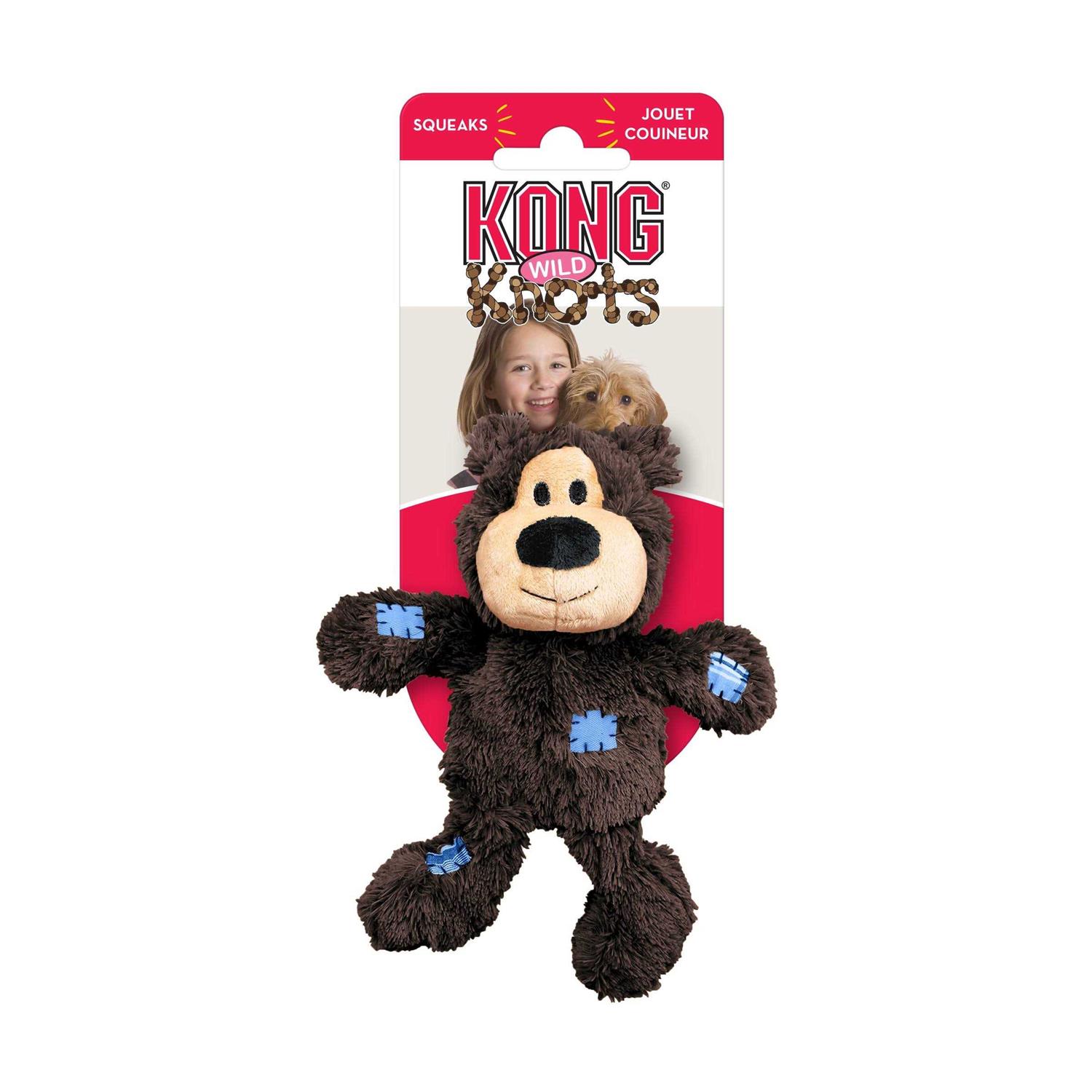Kong Wild Knots Bear Dog Toy - Healthber