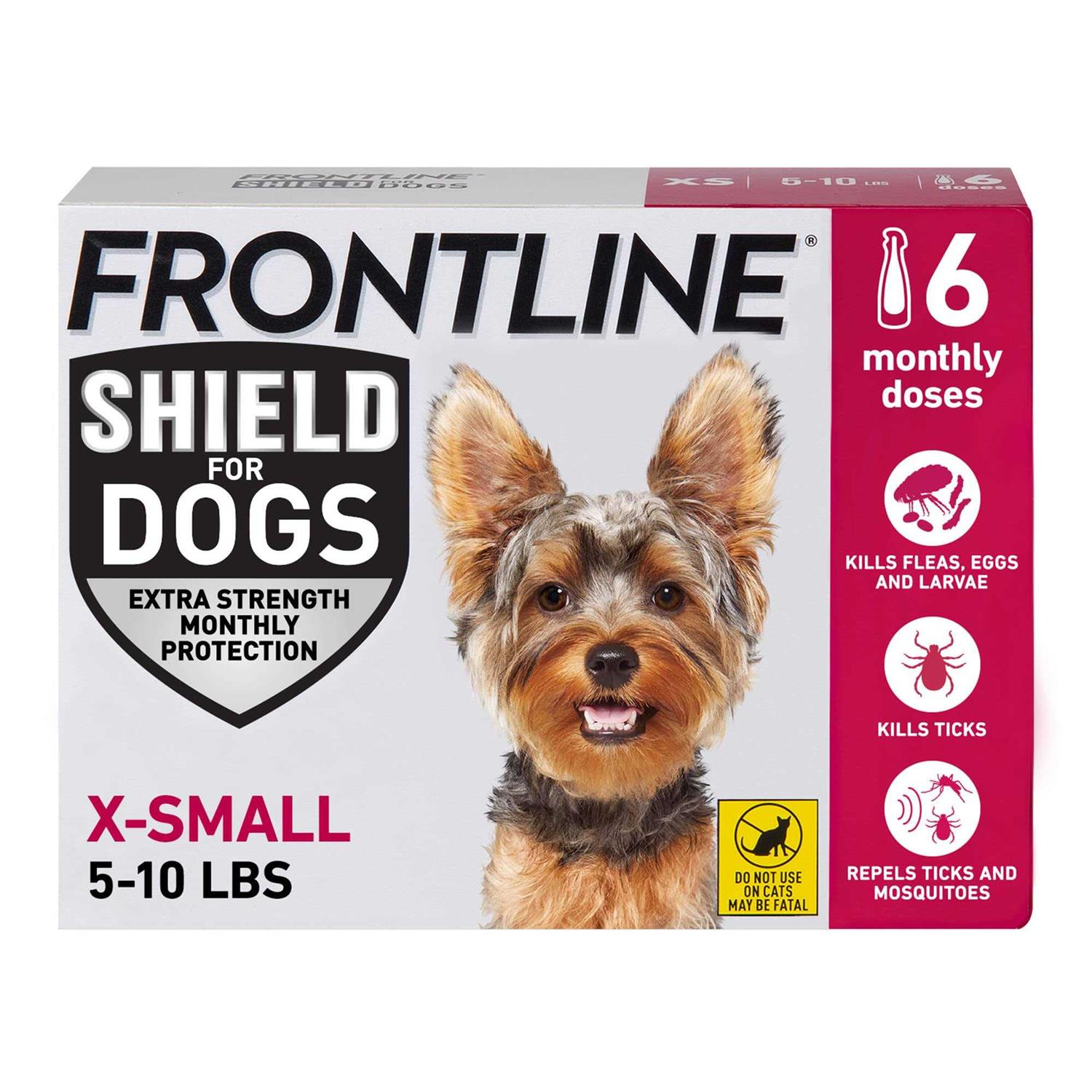 Frontline Shield Flea & Tick Treatment for Extra Small Dogs - Healthber