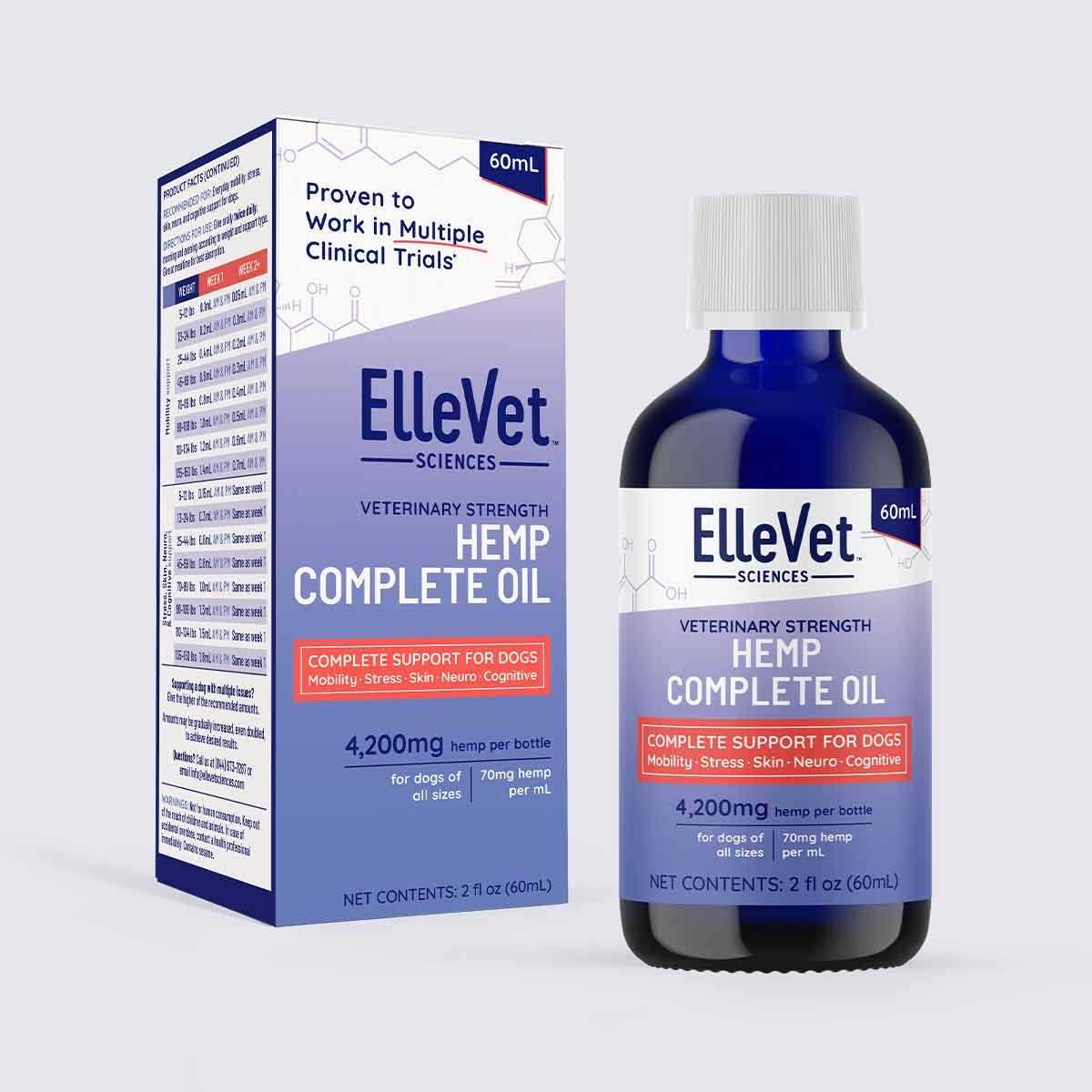 ElleVet Hemp Oil For Mobility Calming & More For Dogs - Healthber