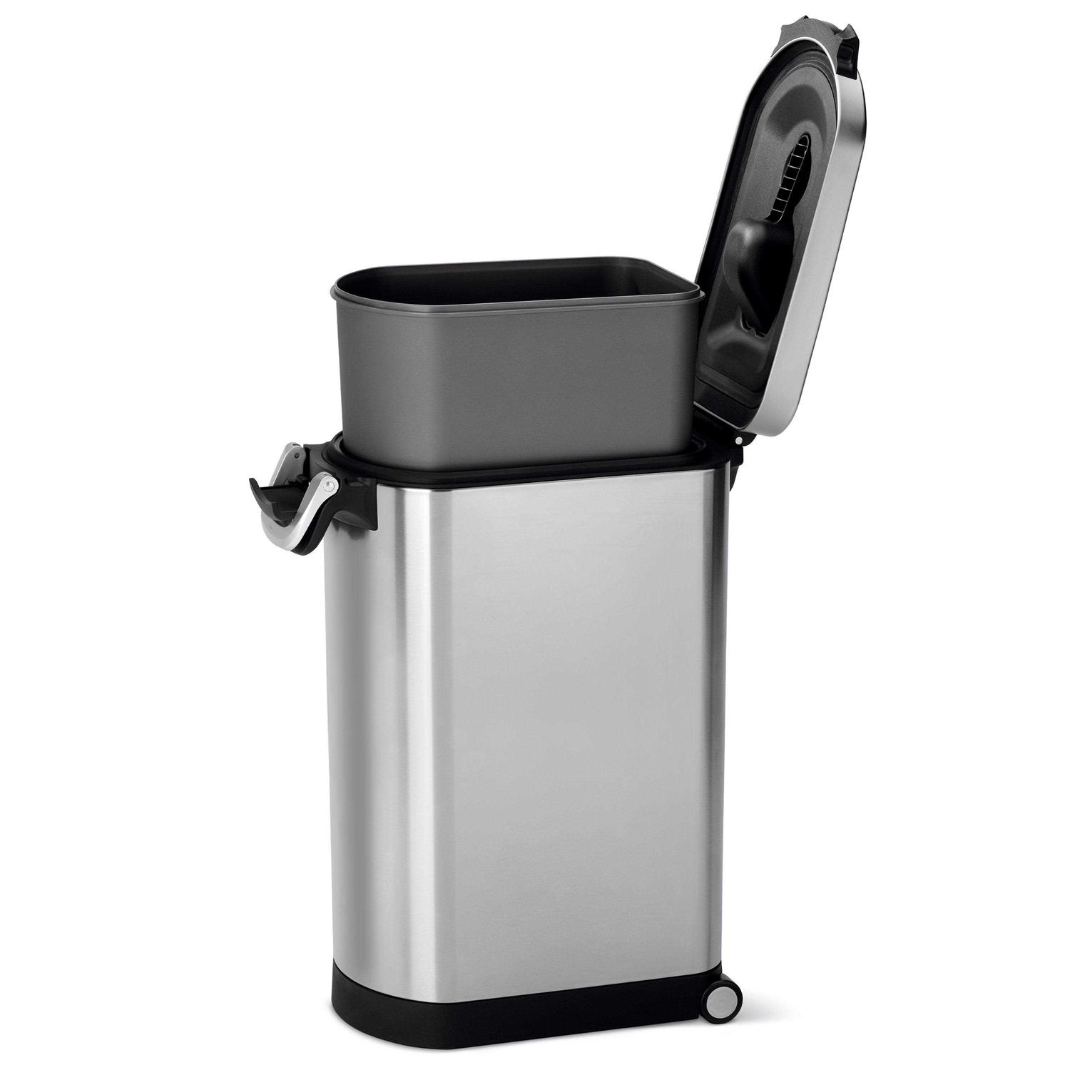 simplehuman X-Large Stainless Steel Pet Food Can - Healthber