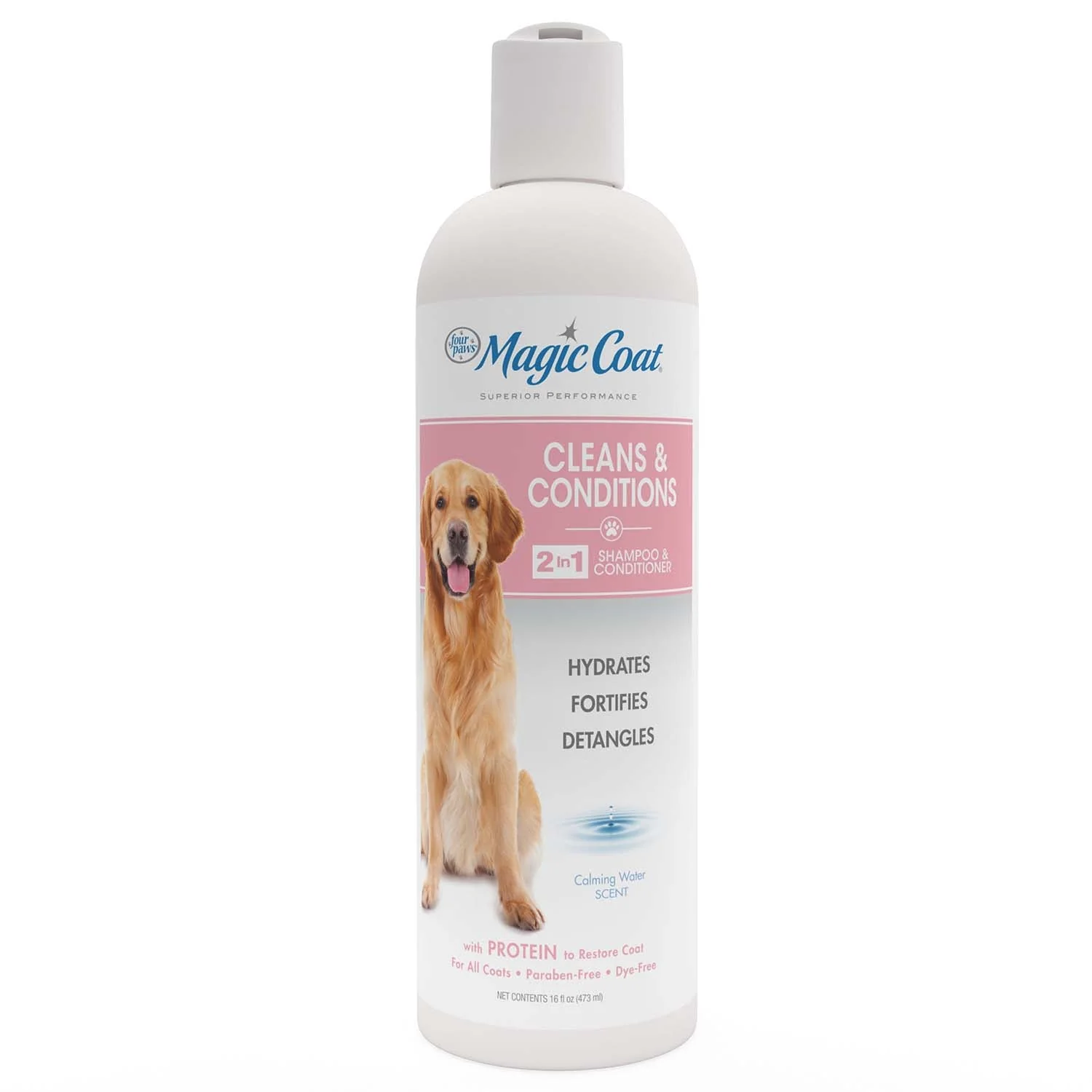 Magic Coat Cleans & Conditions 2 in 1 Shampoo and Conditioner, 16 oz - Healthber