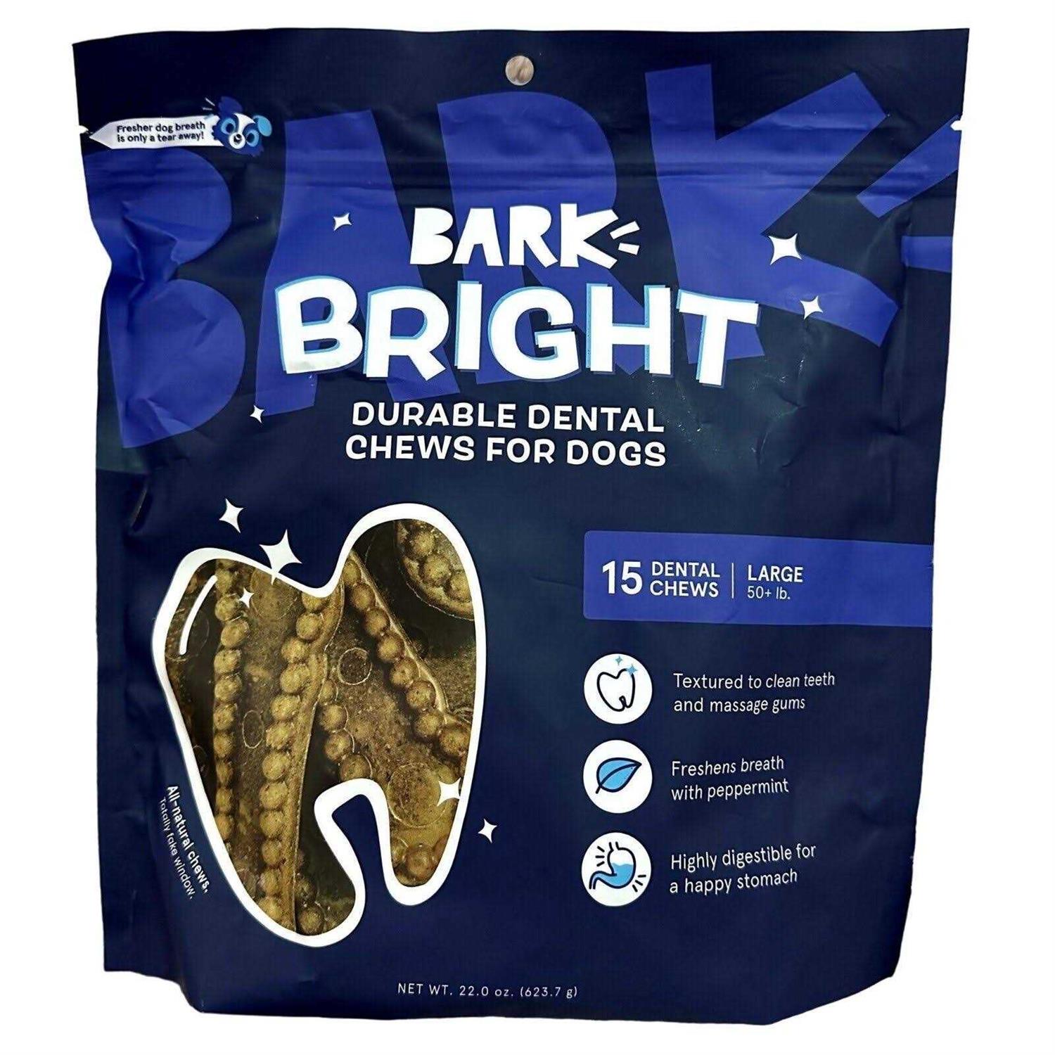 BARK Bright Durable Chews Long Lasting Dog Dental Chews - Healthber