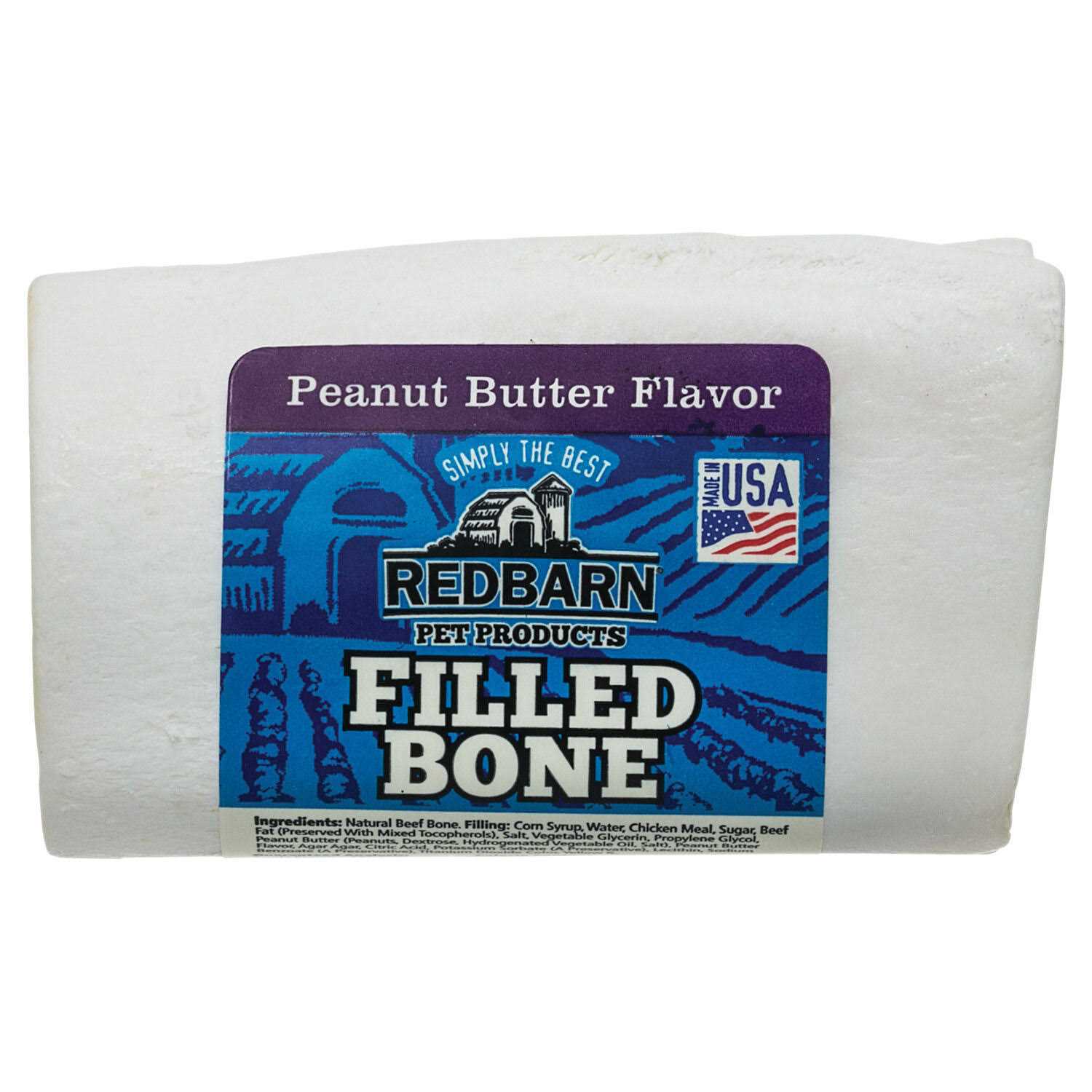Redbarn Peanut Butter Filled Bone - Healthber