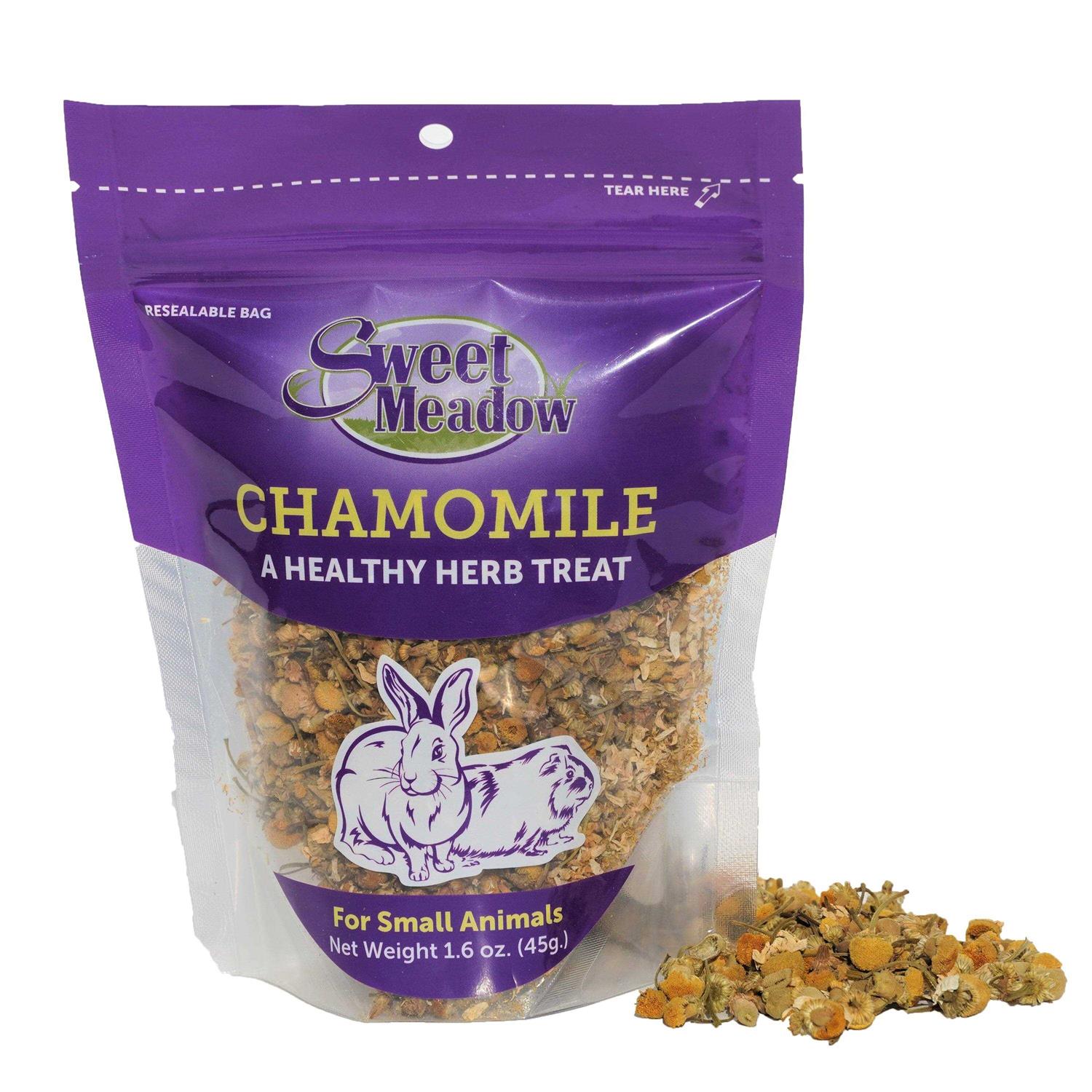 Sweet Meadow Farm Chamomile Healthy Herb Small Animal Treat - Healthber