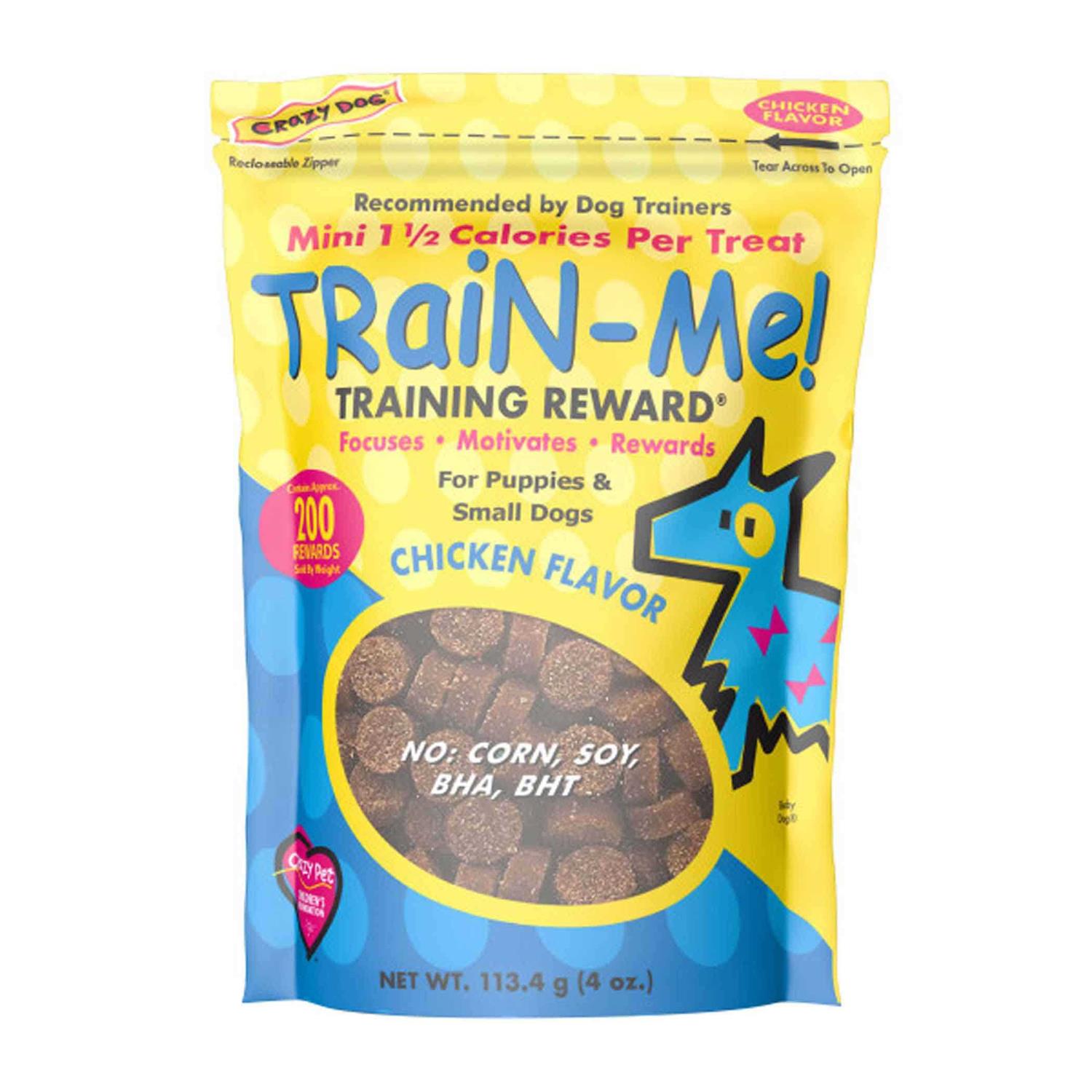 Crazy Dog Train-Me! Mini Chicken Dog Treats - Healthber