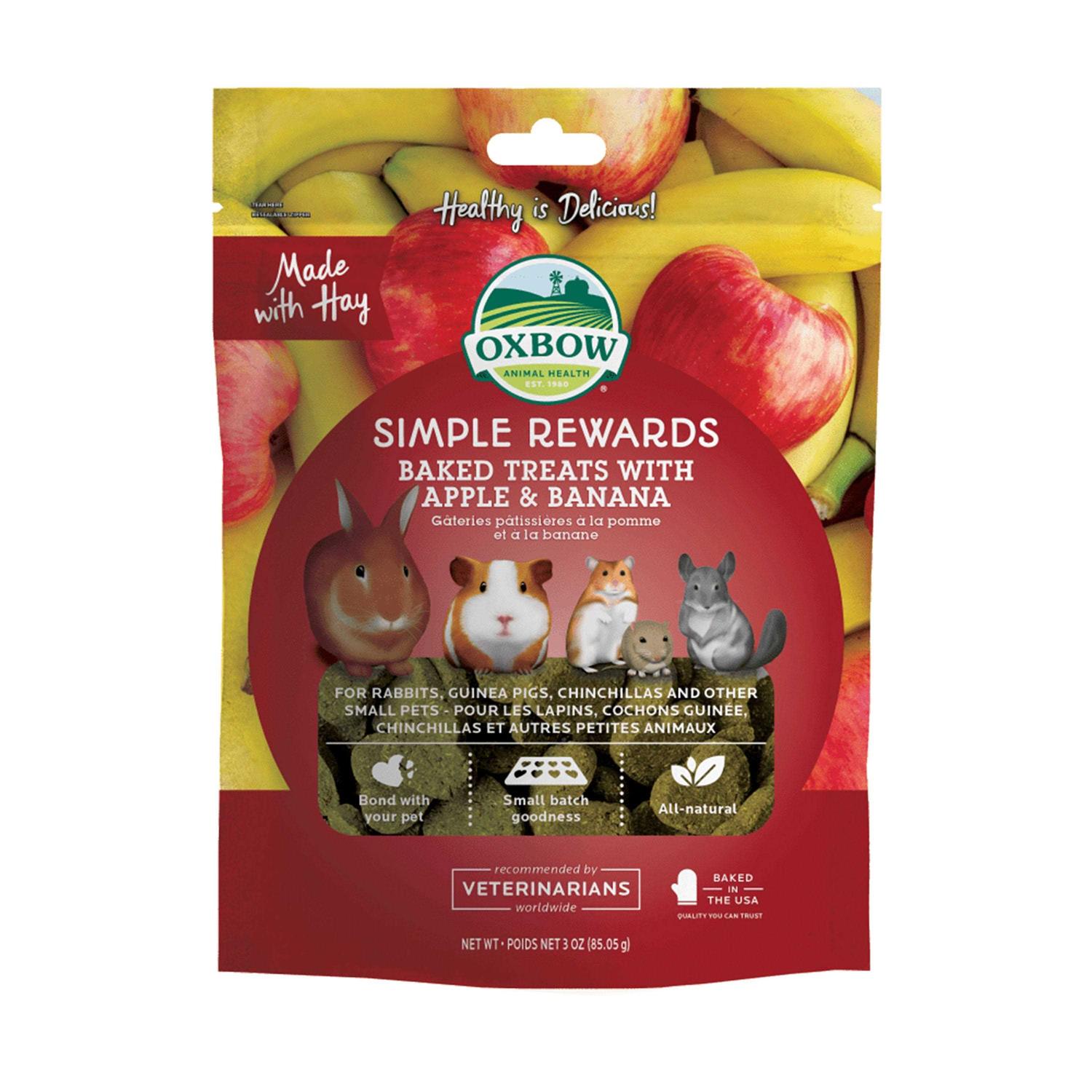 Oxbow Simple Rewards Baked Treats - Healthber
