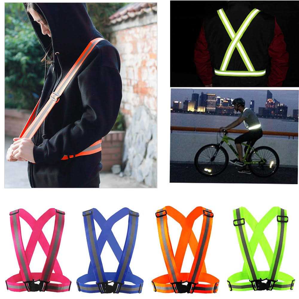 Comidox Reflective Vest with Hi Vis Bands Fully Adjustable & Multi-Purpose - Healthber