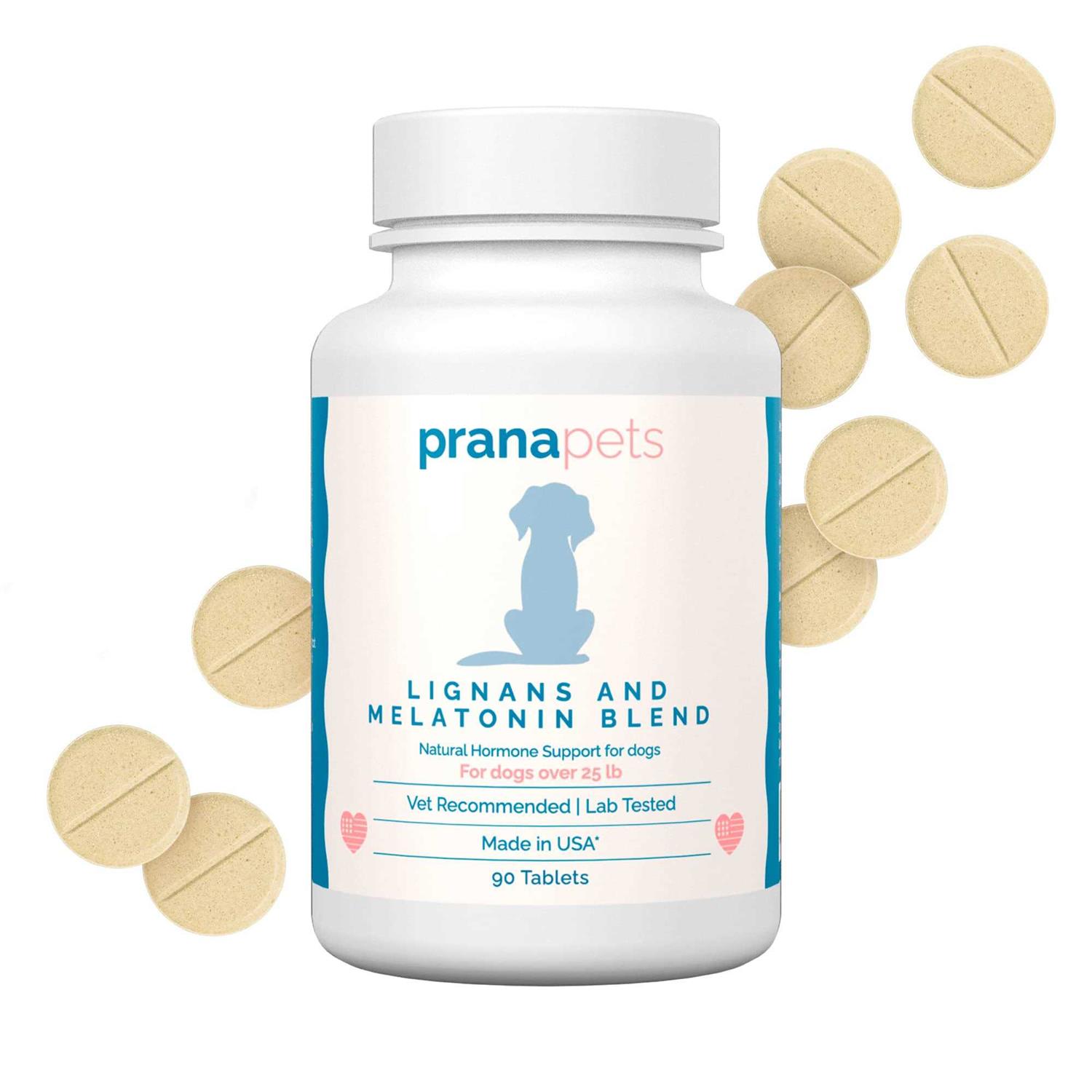 Prana Pets Lignans & Melatonin Blend Medicine for Cushing’s Disease for Dogs - Healthber