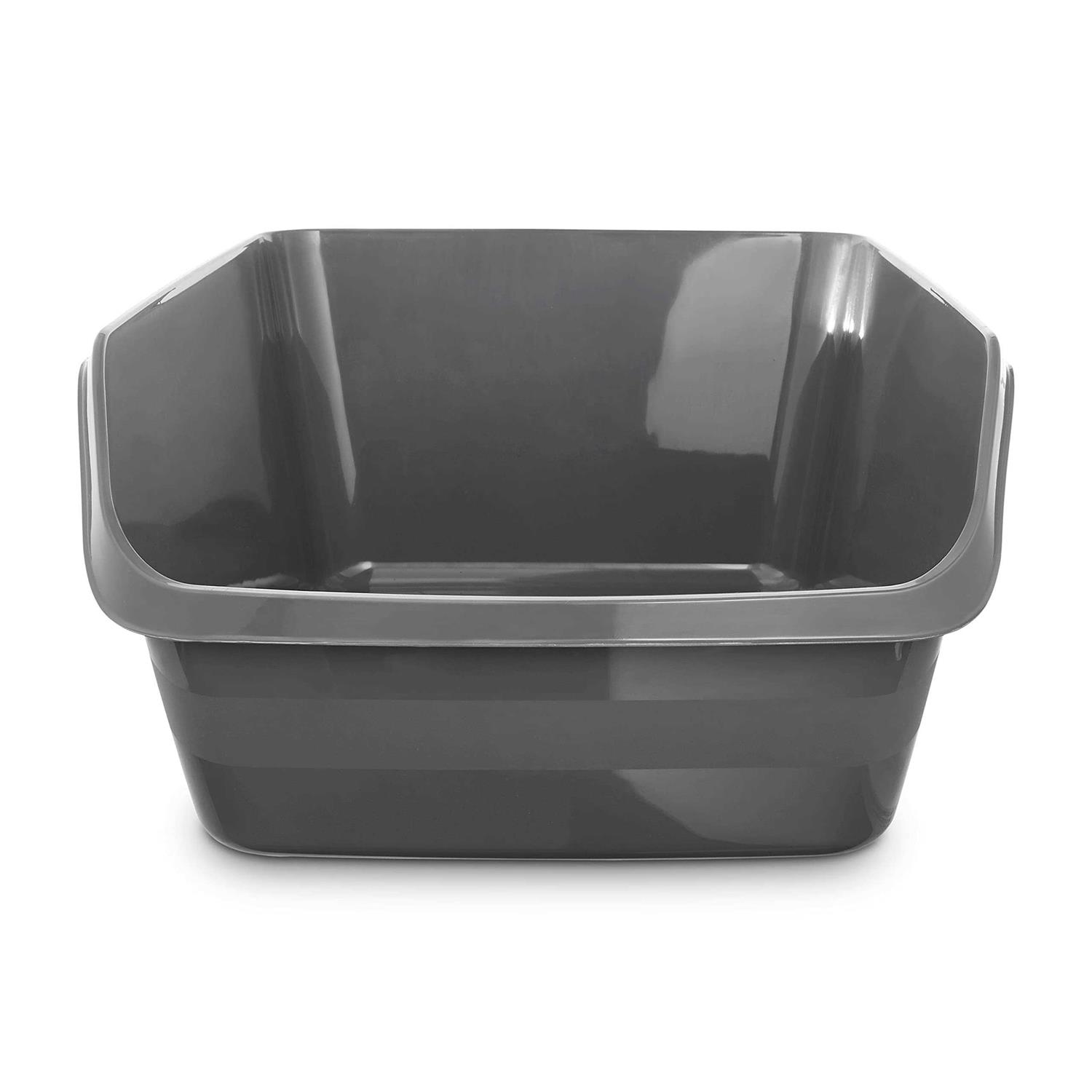So Phresh Charcoal Shatter Shield High-Back Cat Litter Box - Healthber