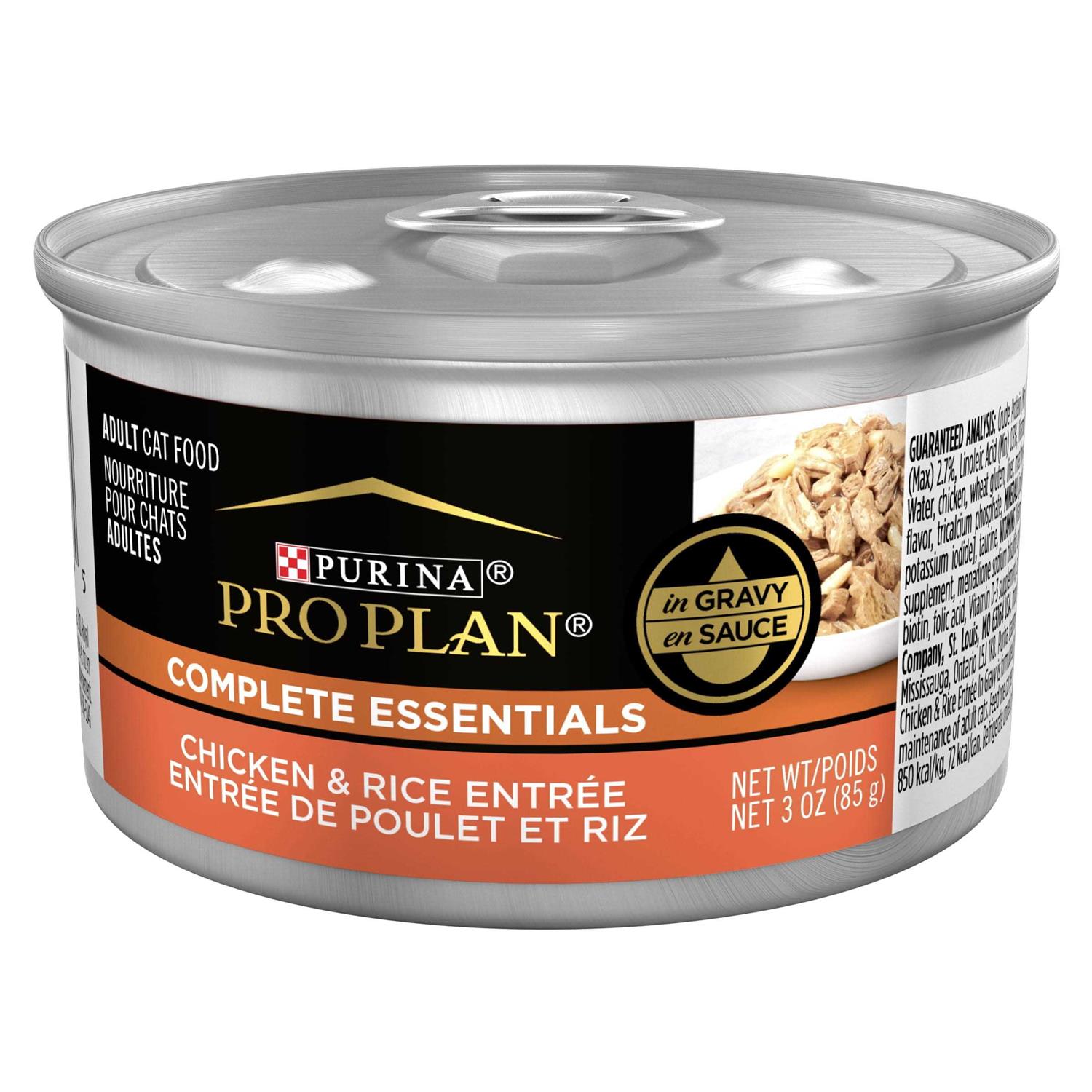 Purina Pro Plan Cheese Entree in Gravy Cat Food - Healthber