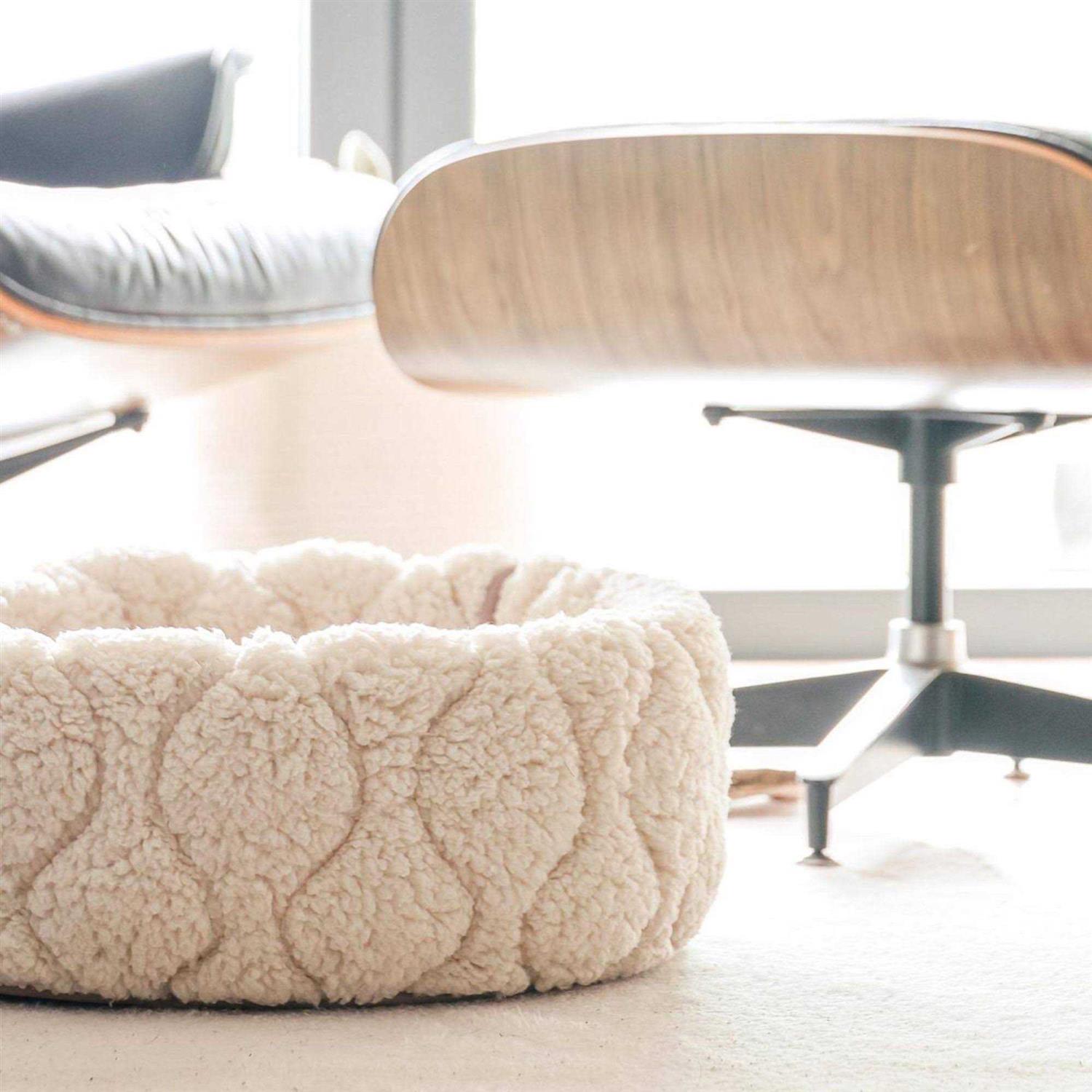 Lambwolf Collective Reversible Donut Pet Bed - Healthber