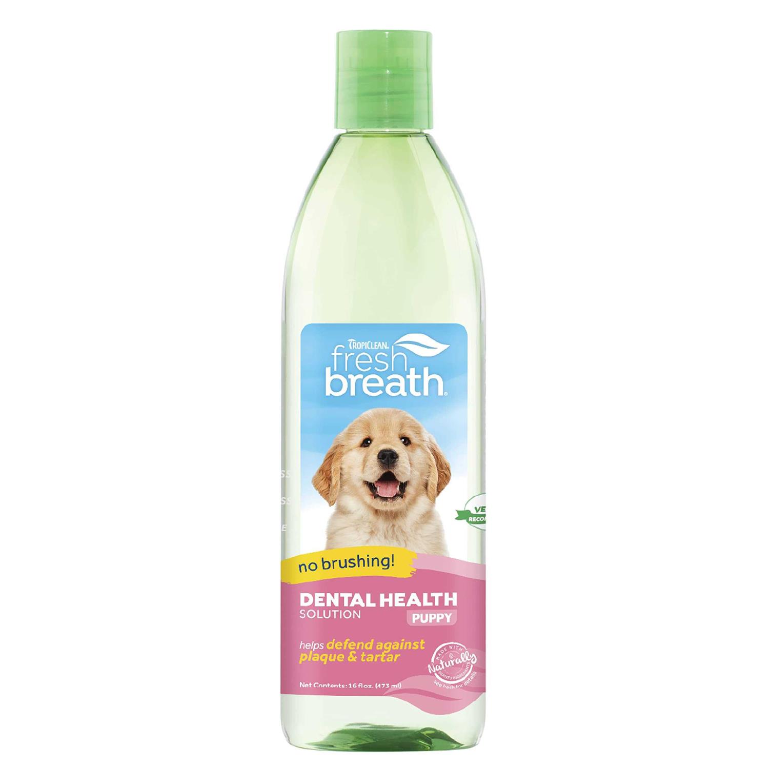Tropiclean Fresh Breath Oral Care Water Additive for Puppies - Healthber