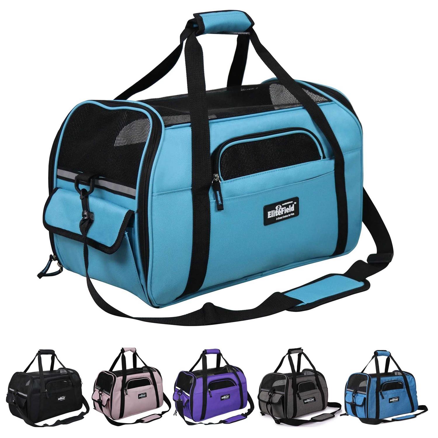EliteField Soft-Sided Airline-Approved Pet Carrier Bag - Healthber