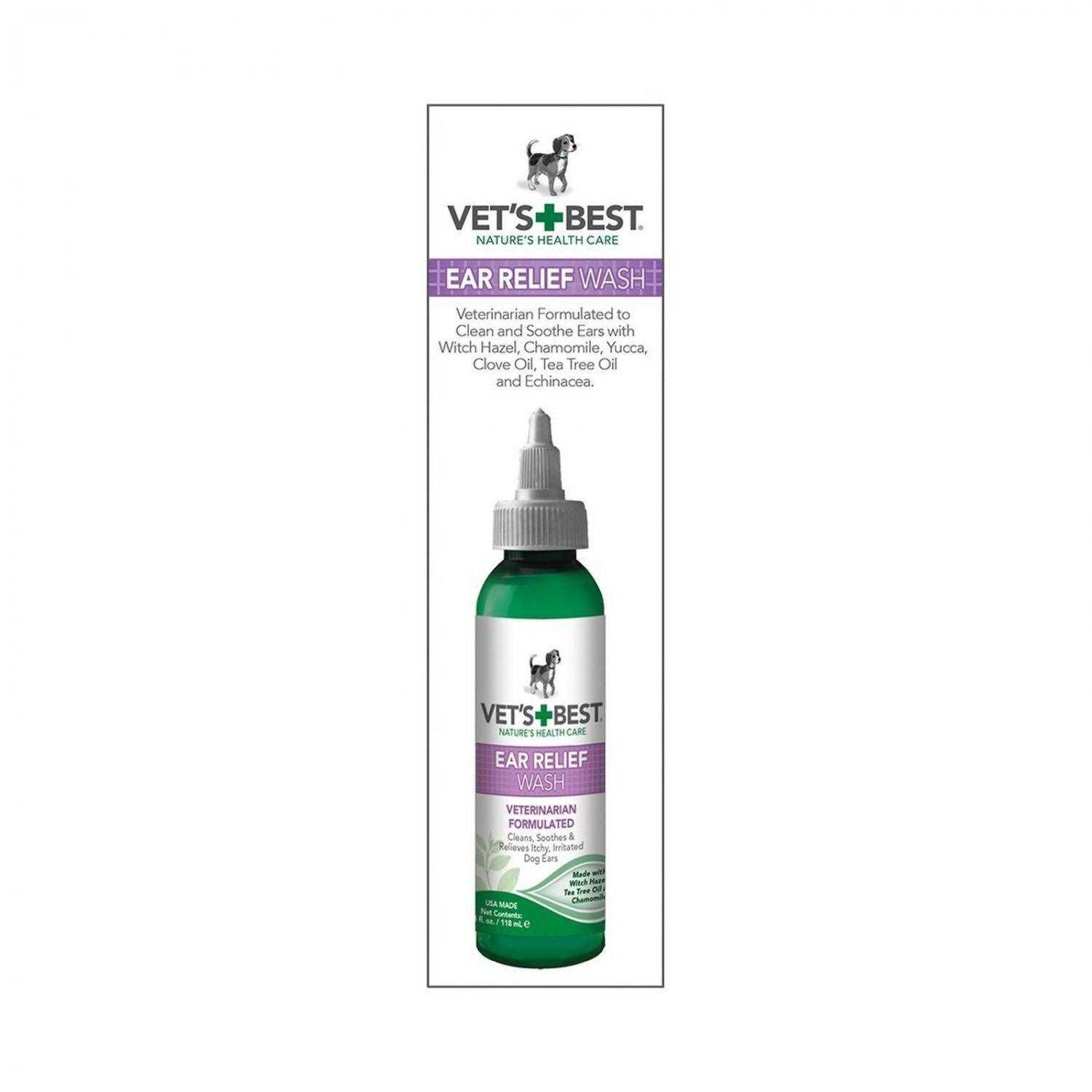Vet’s Best Ear Relief Wash and Dry - Healthber