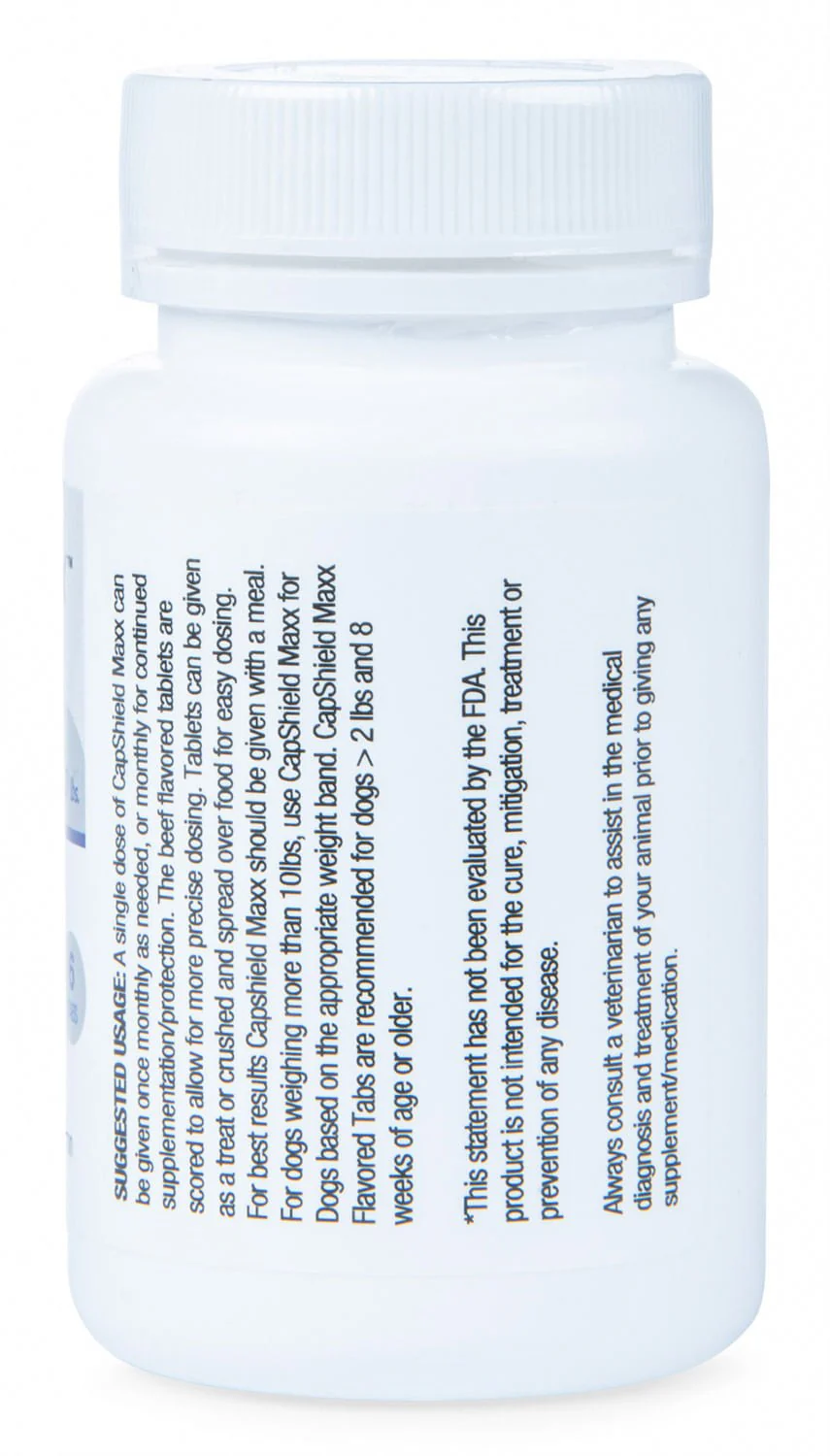 CapShield Maxx Flavored Tabs for Dogs - Healthber