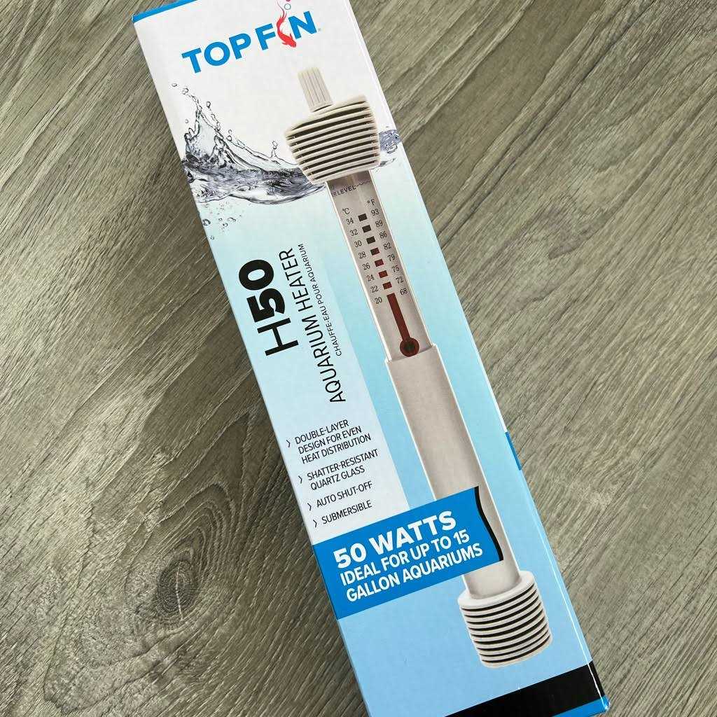 Top Fin Submersible Aquarium Tank Heater - Healthber