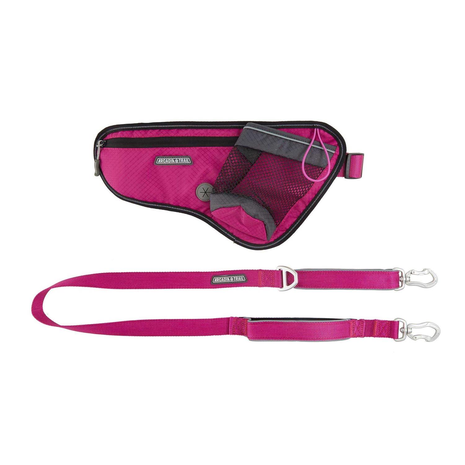 Arcadia Trail Hands-Free Dog Leash and Waist Belt Pouch - Healthber