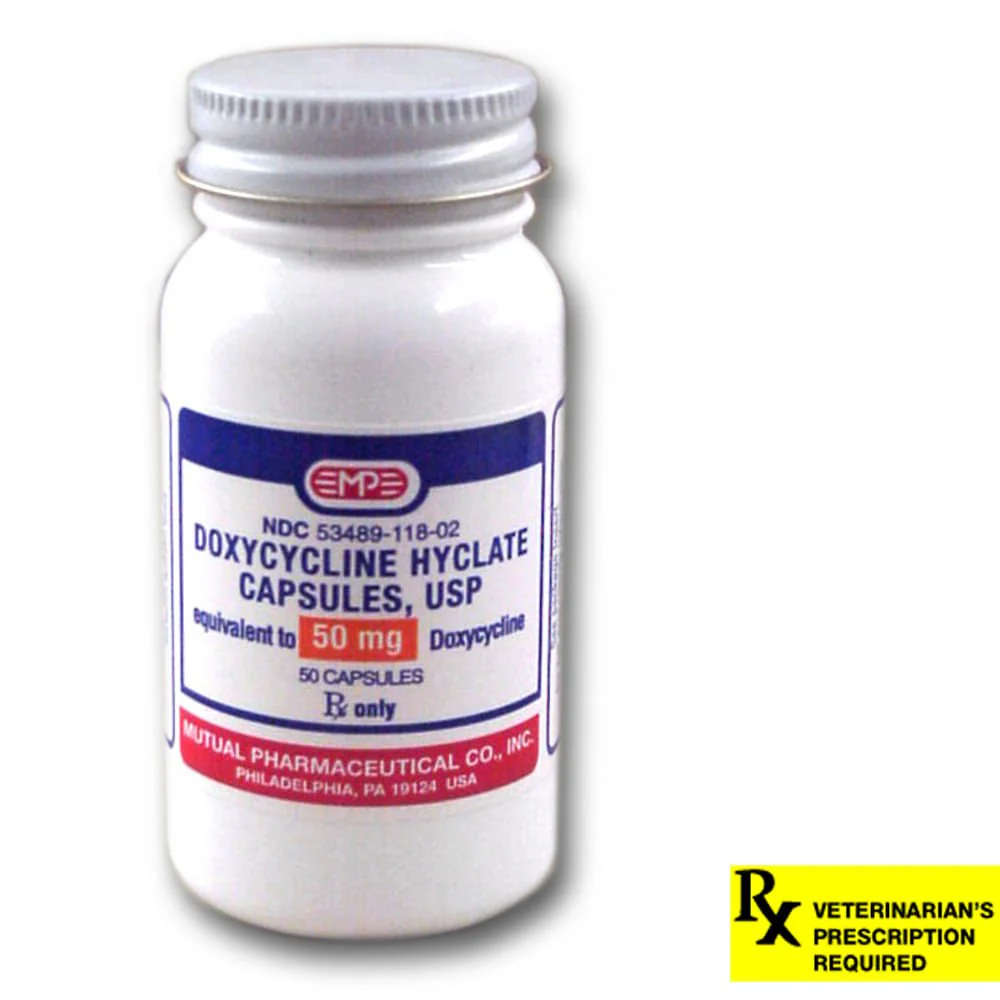Rx Doxycycline Hyclate (Generic) Capsules - Healthber