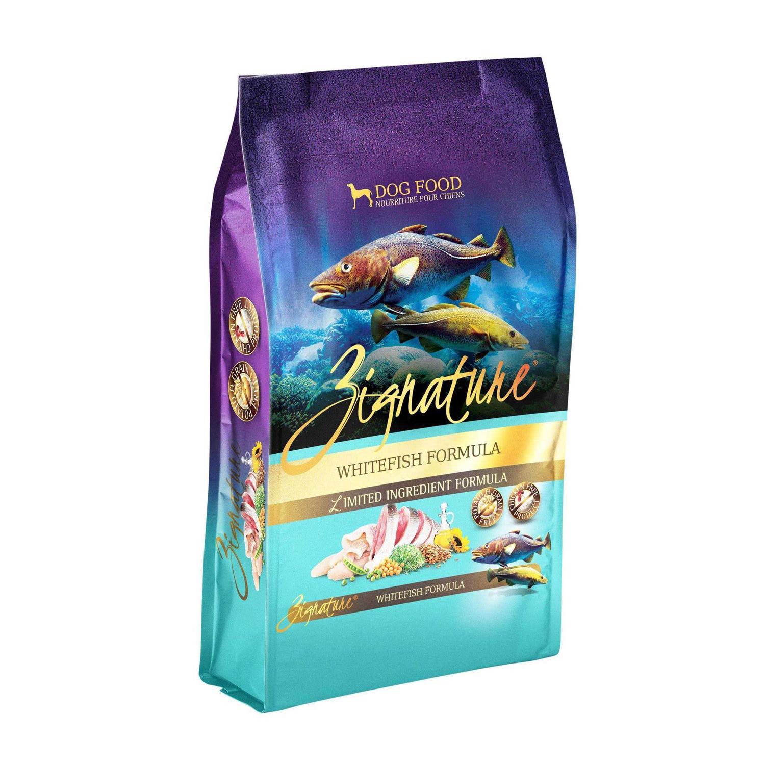 Zignature Limited Ingredient Whitefish Formula Dry Dog Food - Healthber