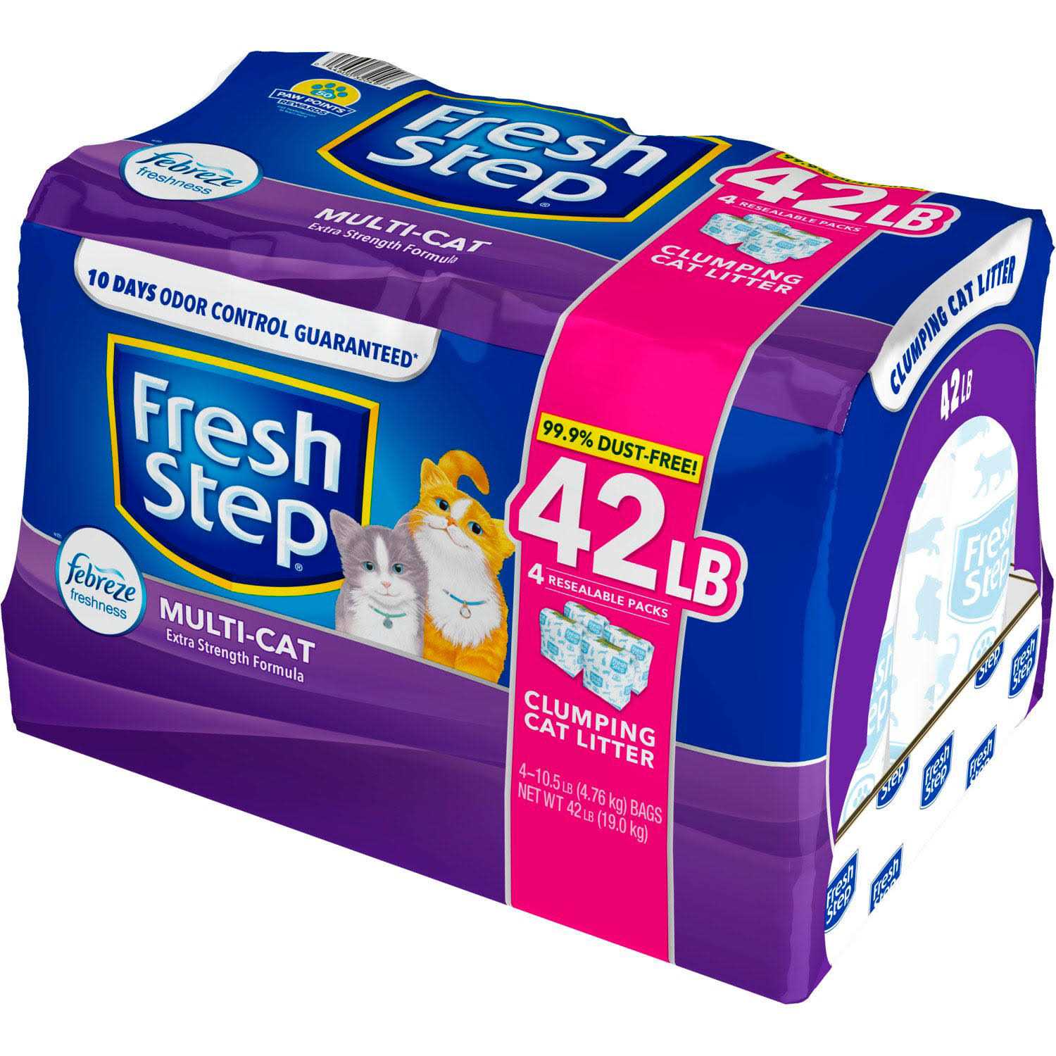 Fresh Step Febreze Scented Multi-Cat Litter - Healthber