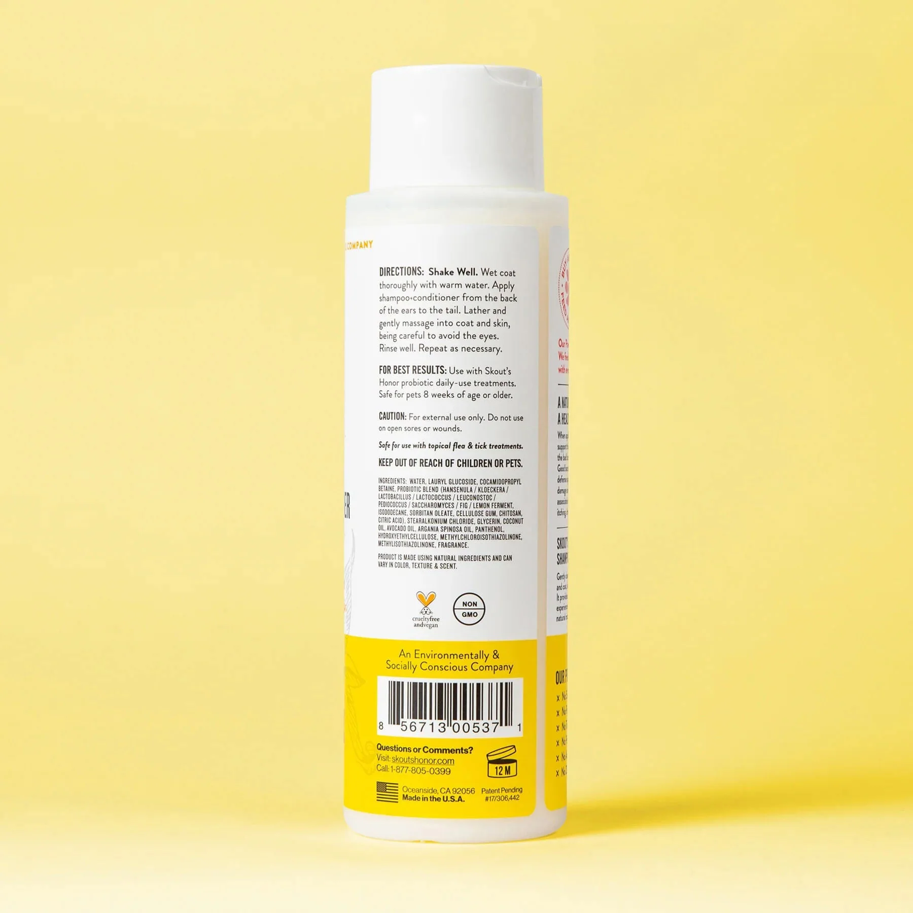 Probiotic Shampoo+Conditioner, 16 oz - Healthber