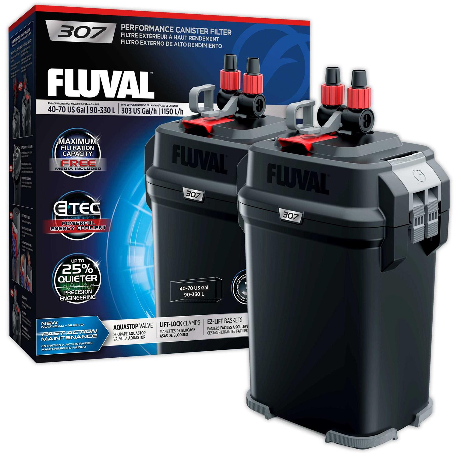 Fluval 307 Canister Filter - Healthber
