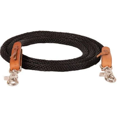 Mustang Round Braided Trail Reins - Healthber