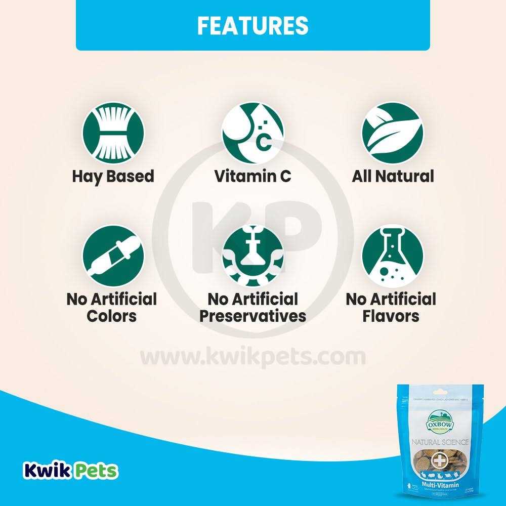 Oxbow Natural Science Multi-Vitamin Small Animal Supplement - Healthber
