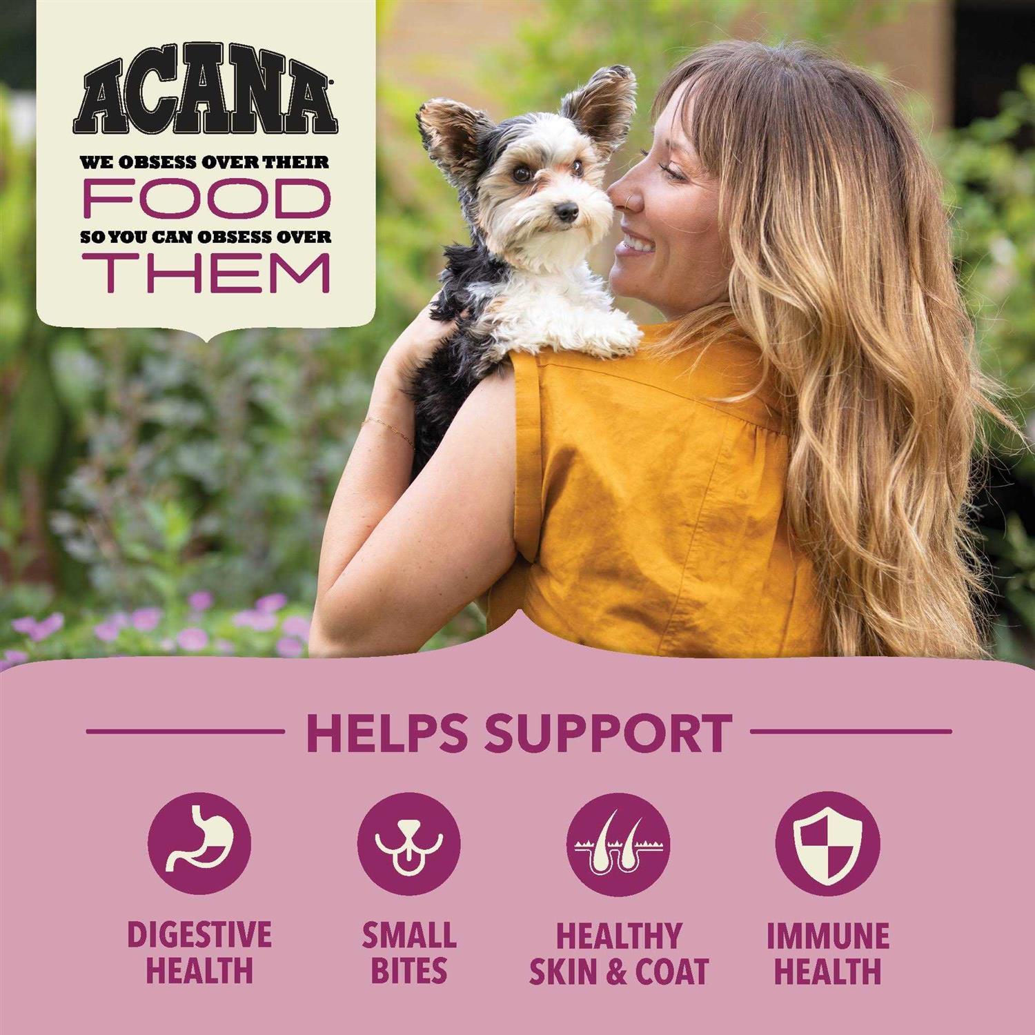Acana Wholesome Grains Dry Dog Food Small Breed Recipe - Healthber