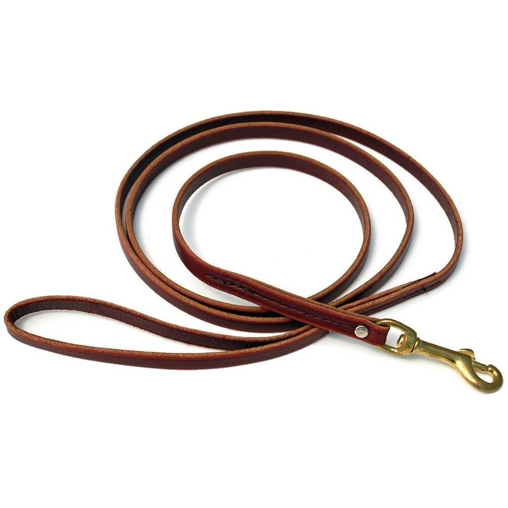 Signature K9 Signature Standard Leather Leash - Healthber