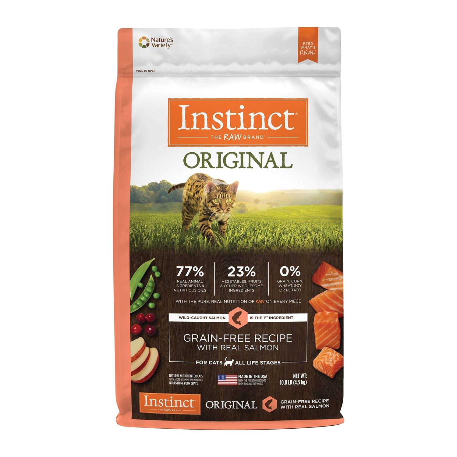 Instinct Original Grain Free Recipe with Real Salmon Natural Dry Cat Food - Healthber
