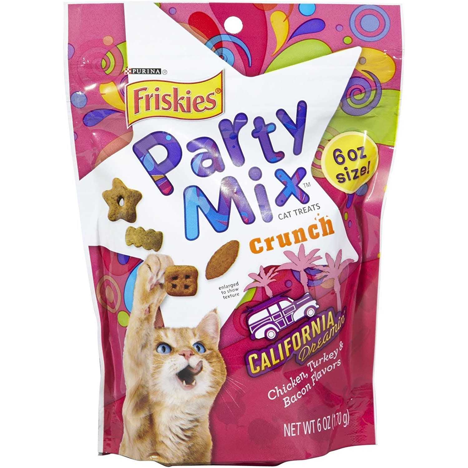 Friskies Party Mix California Crunch Cat Treats - Healthber