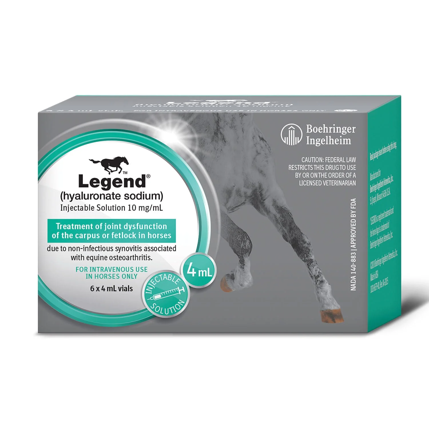 Legend (hyaluronate sodium) Injectable Solution for Horses - Healthber