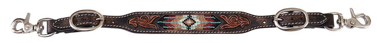Circle Y Beaded Southwest Wither Strap - Healthber