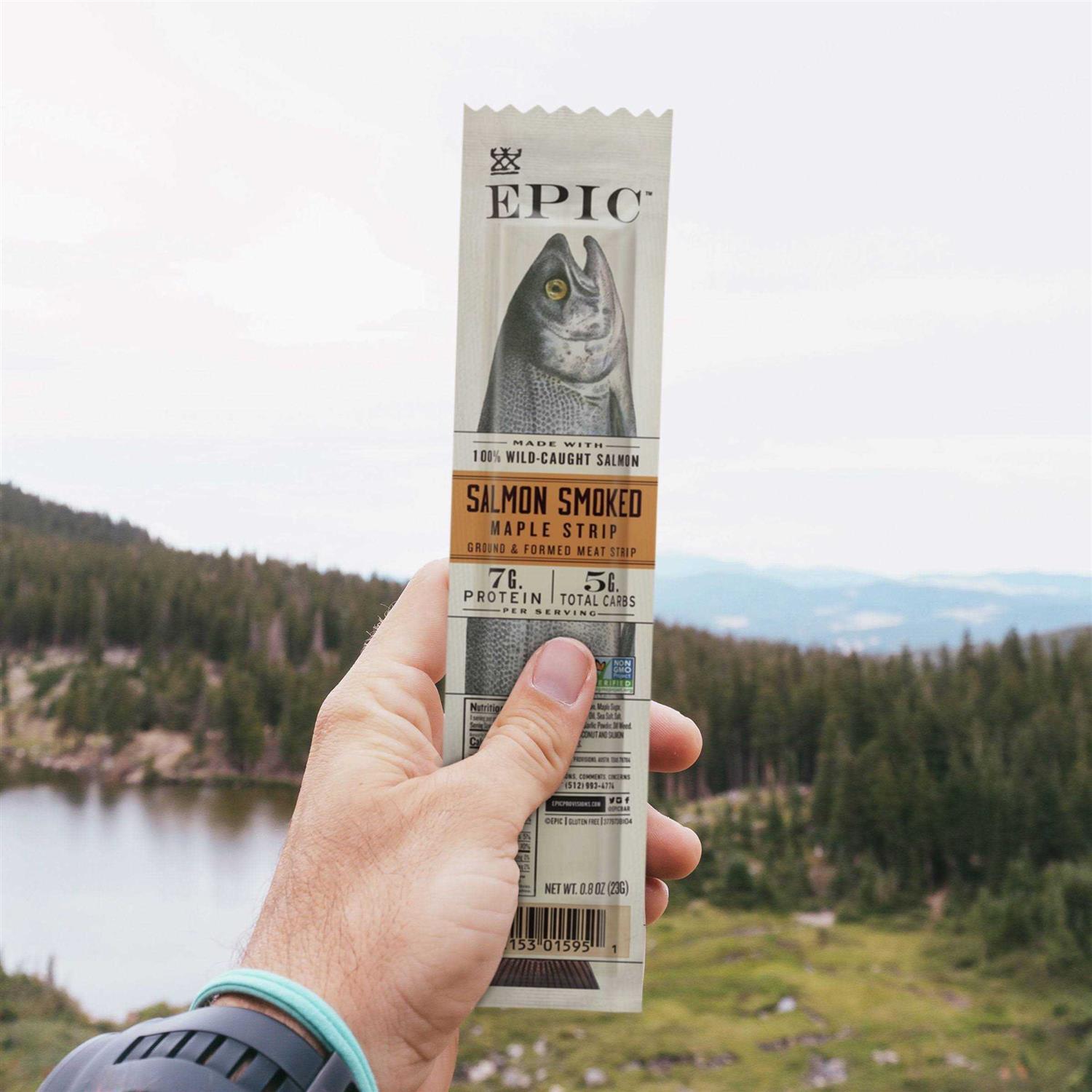 Epic Smoked Salmon Strips Wild Caught - Healthber