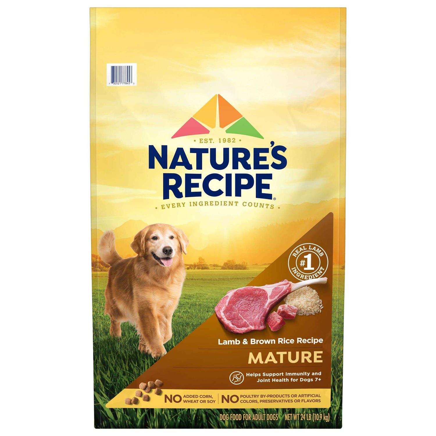 Nature’s Recipe Mature Dry Dog Food - Healthber