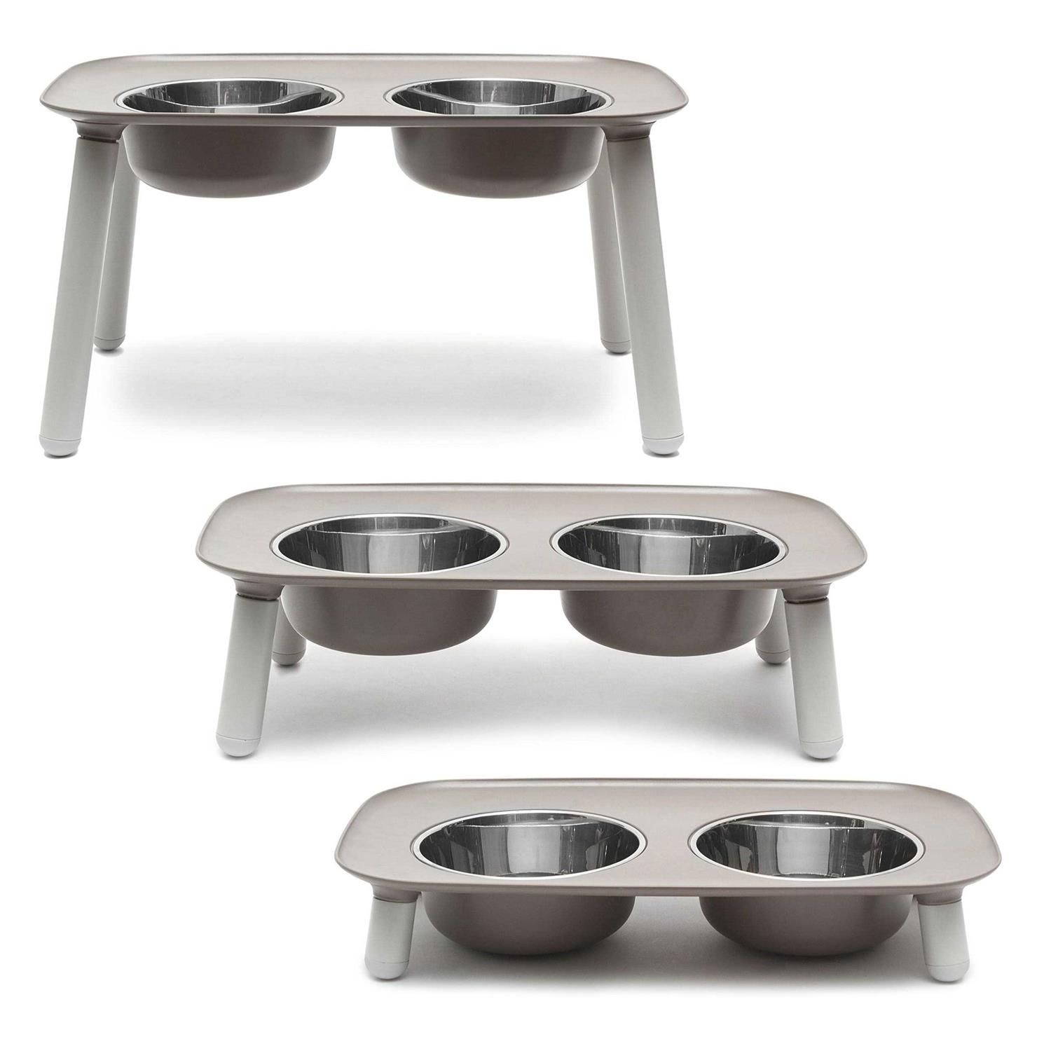 Messy Mutts Dog Double Feeder Elevated - Healthber
