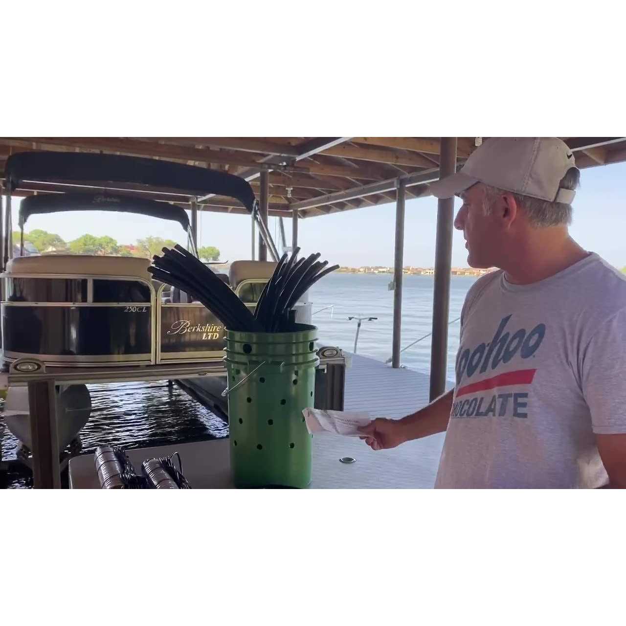 Green Blob Outdoors Fish ‘n A Barrel Artificial Fish Habitat Tree for Ponds - Healthber
