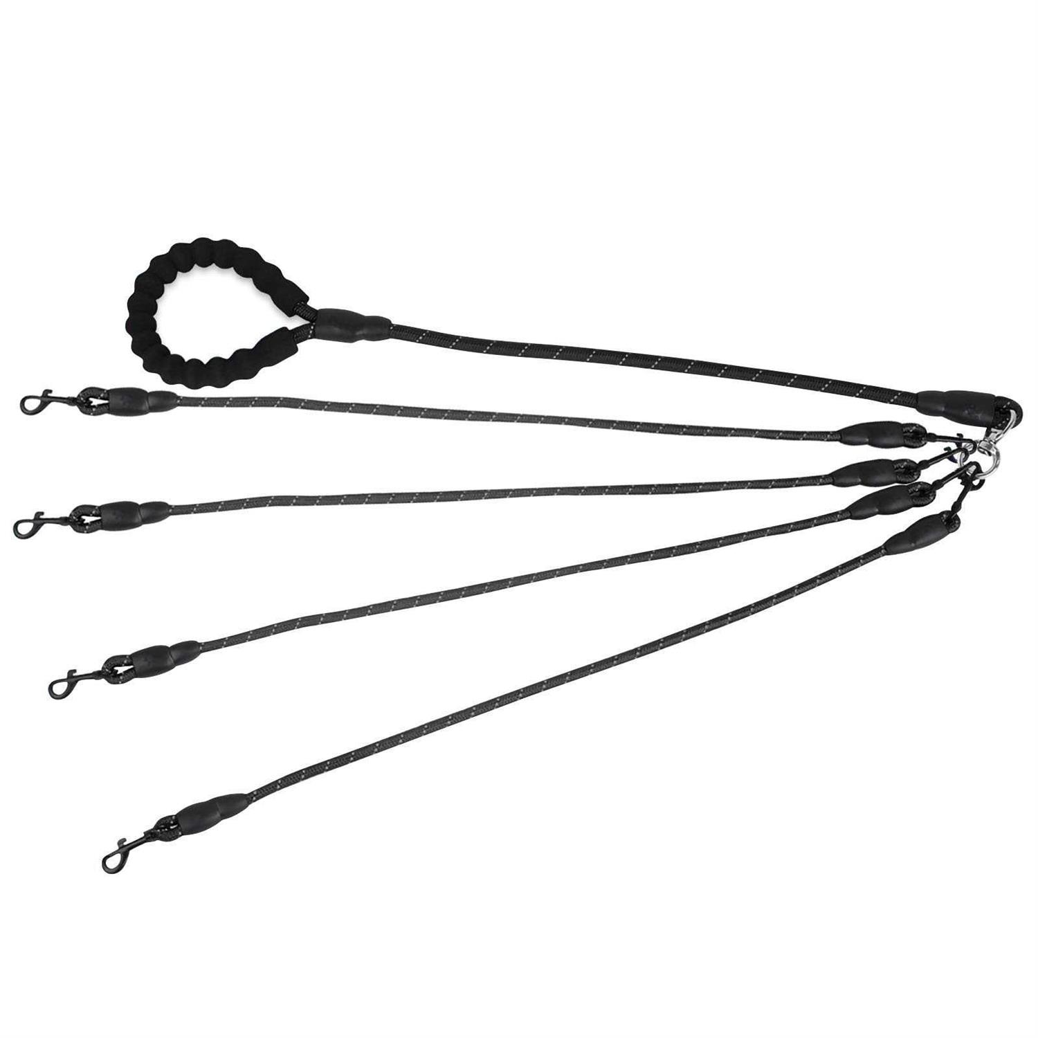 Greeney Way Dog Leash,No Tangle Multiple Dog Rope Leash Nylon Pet Straps for Dog Outdoor Walking - Healthber