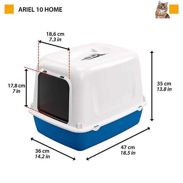 Ferplast Ariel Hooded Litter Box - Healthber