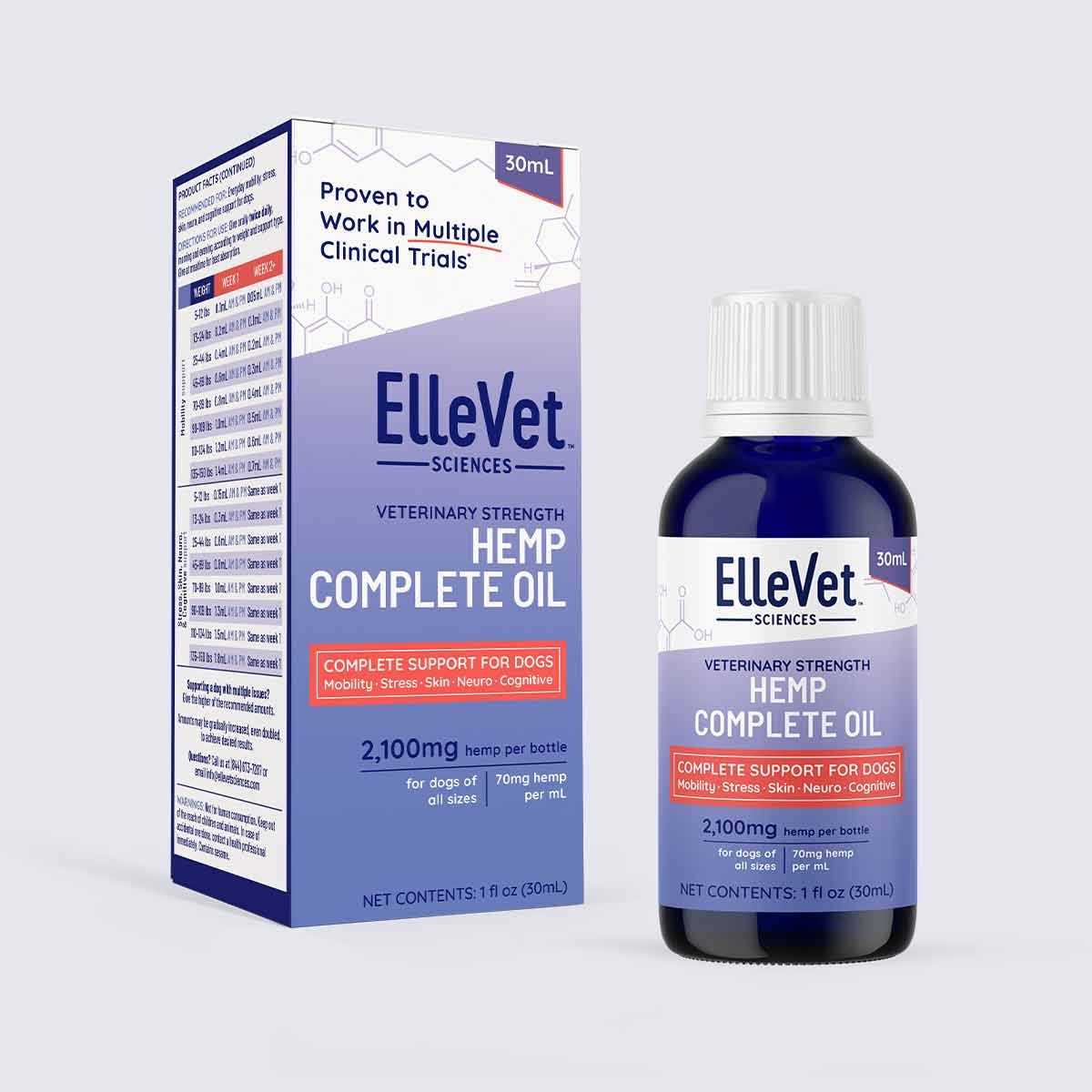 ElleVet Hemp Oil For Mobility Calming & More For Dogs - Healthber